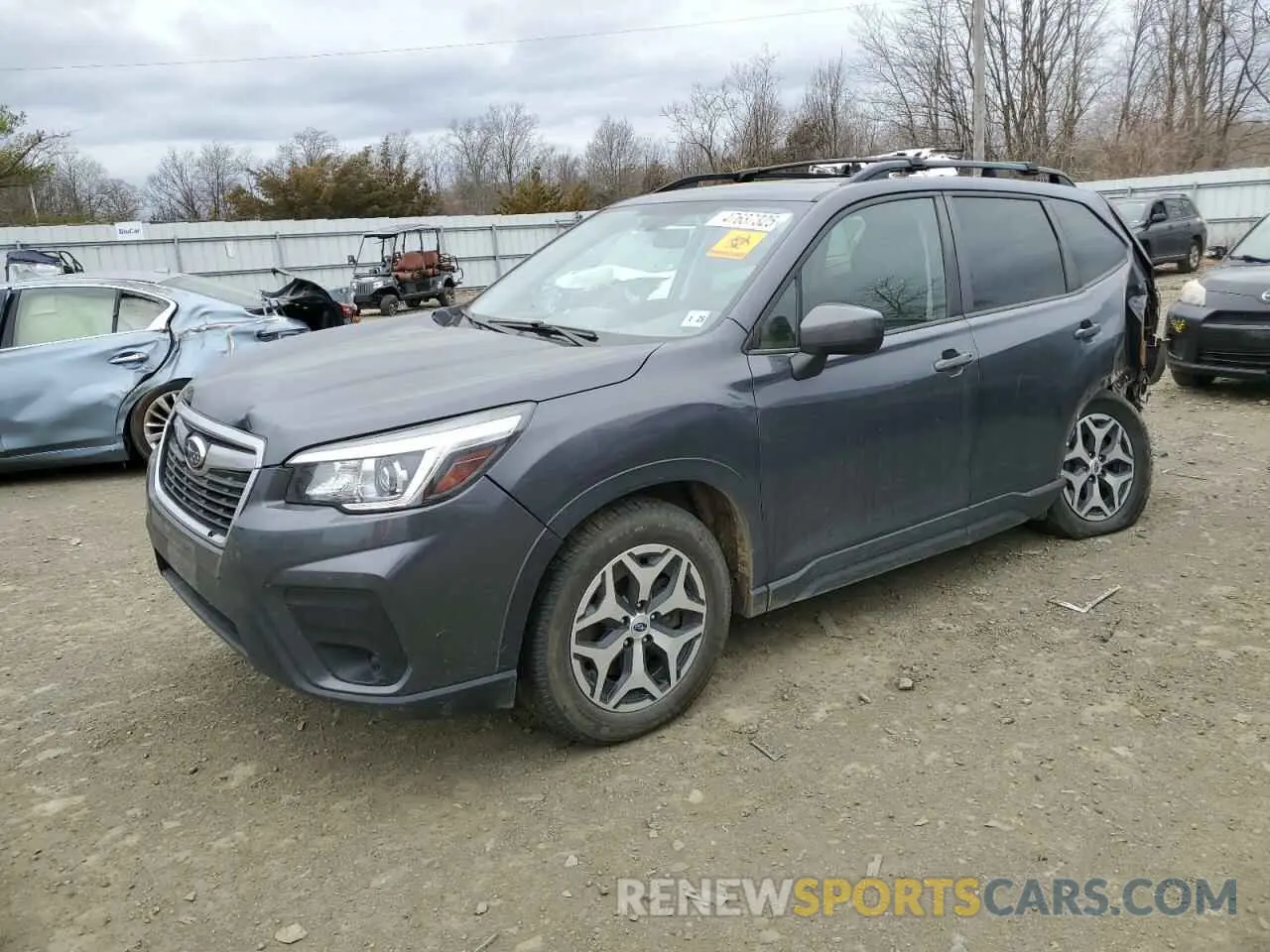 1 Фотография поврежденного автомобиля JF2SKAJC4LH475188 SUBARU FORESTER 2020