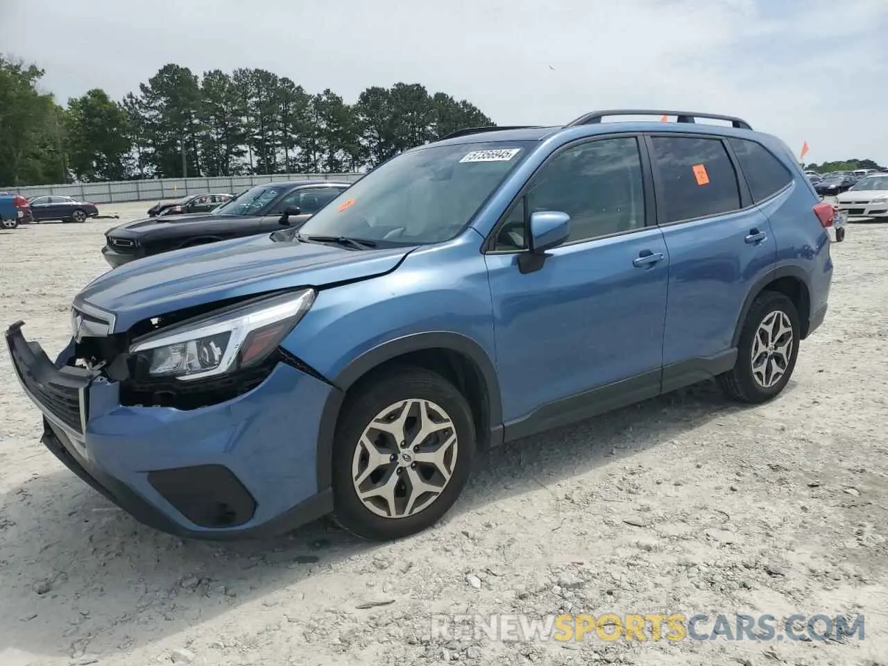 1 Photograph of a damaged car JF2SKAJC4LH535941 SUBARU FORESTER 2020