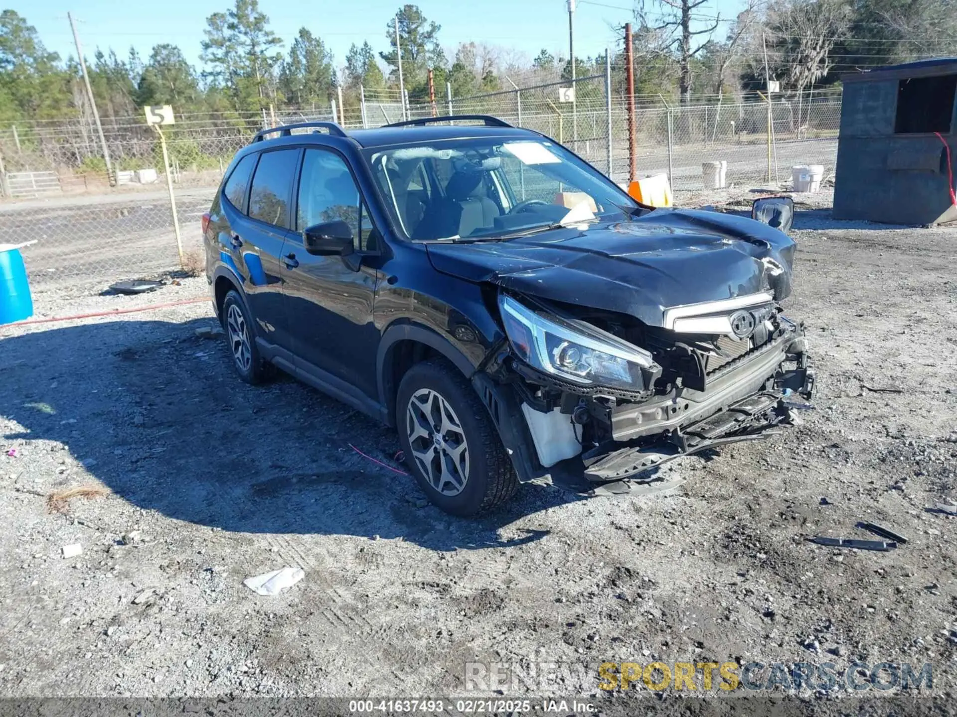 1 Photograph of a damaged car JF2SKAJC7LH422596 SUBARU FORESTER 2020