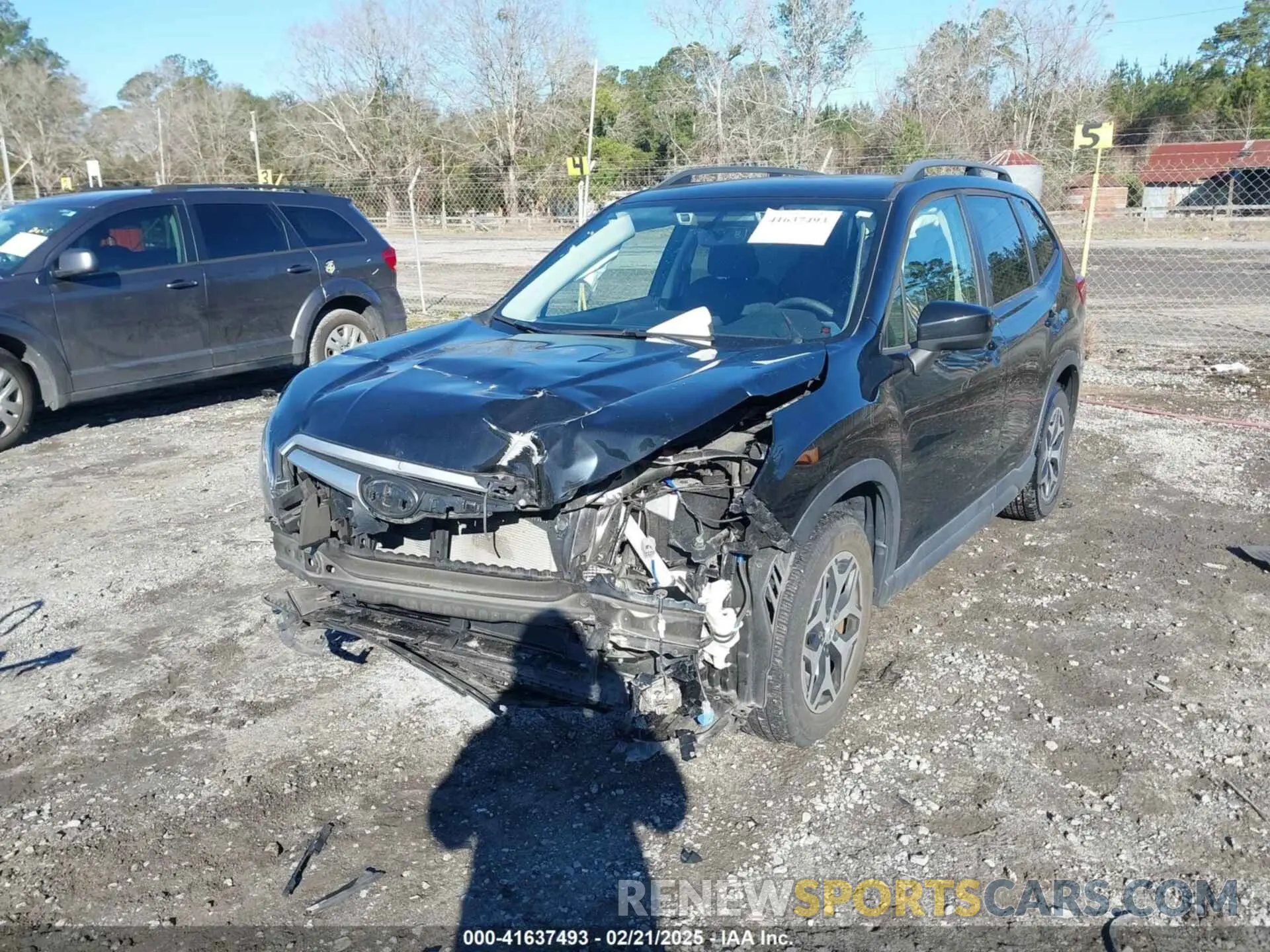 2 Photograph of a damaged car JF2SKAJC7LH422596 SUBARU FORESTER 2020