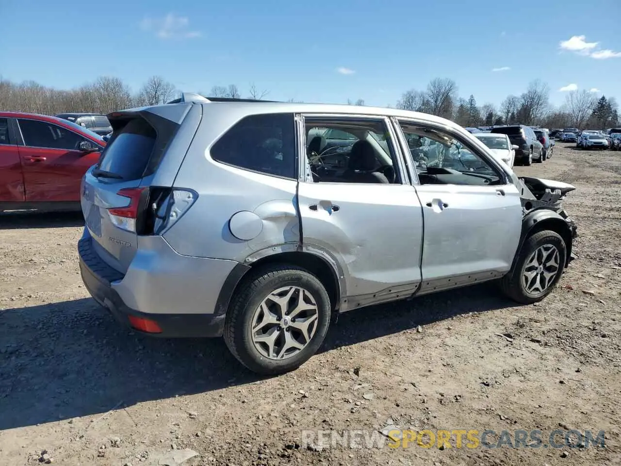 3 Photograph of a damaged car JF2SKAJC7LH605724 SUBARU FORESTER 2020