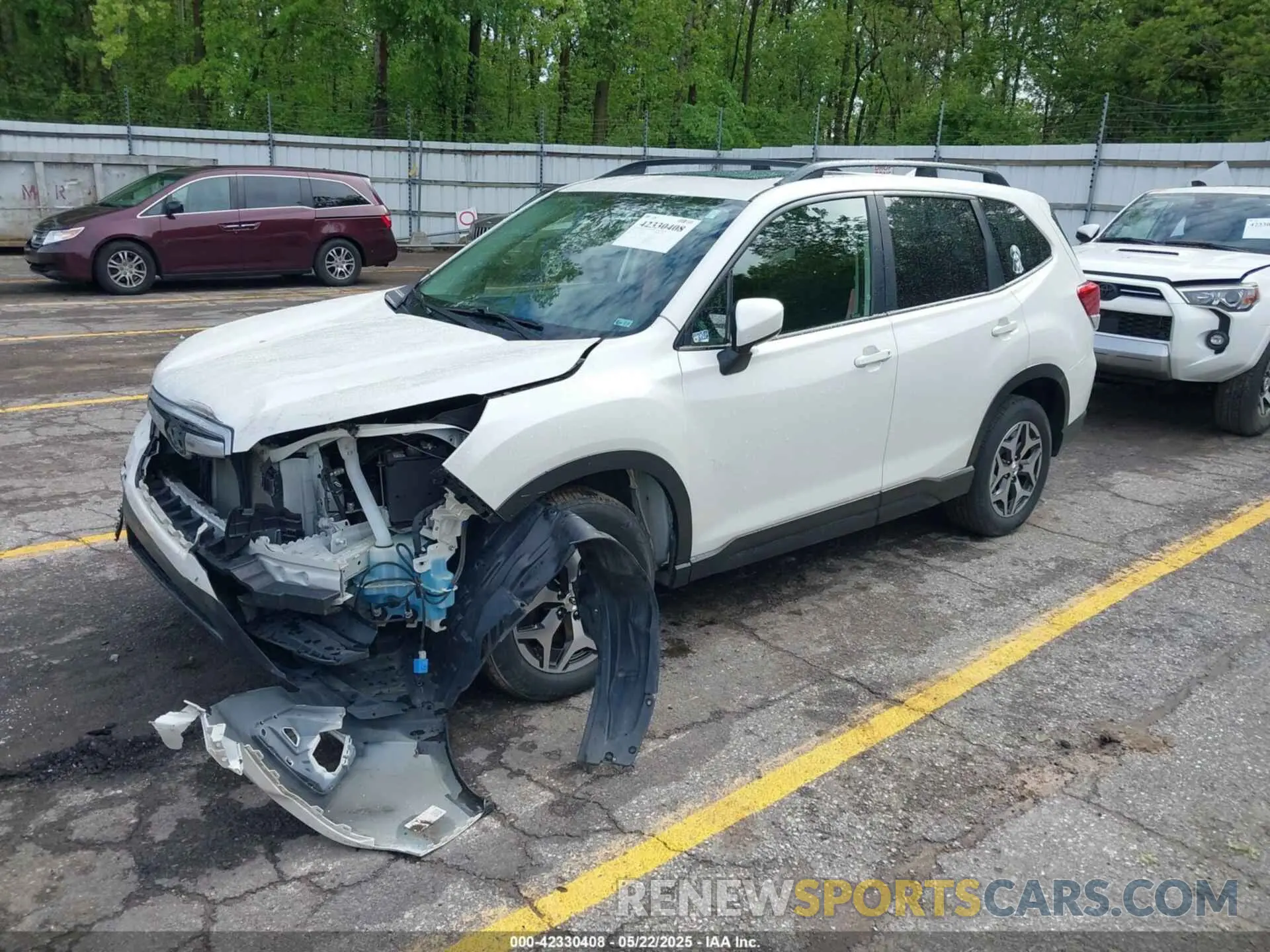 2 Photograph of a damaged car JF2SKAJC8LH451069 SUBARU FORESTER 2020