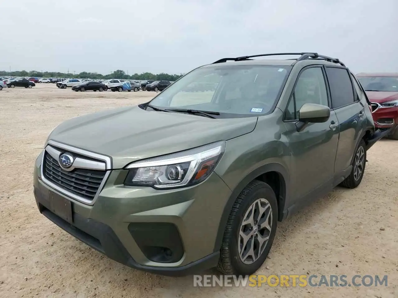 1 Photograph of a damaged car JF2SKAJC9LH402365 SUBARU FORESTER 2020