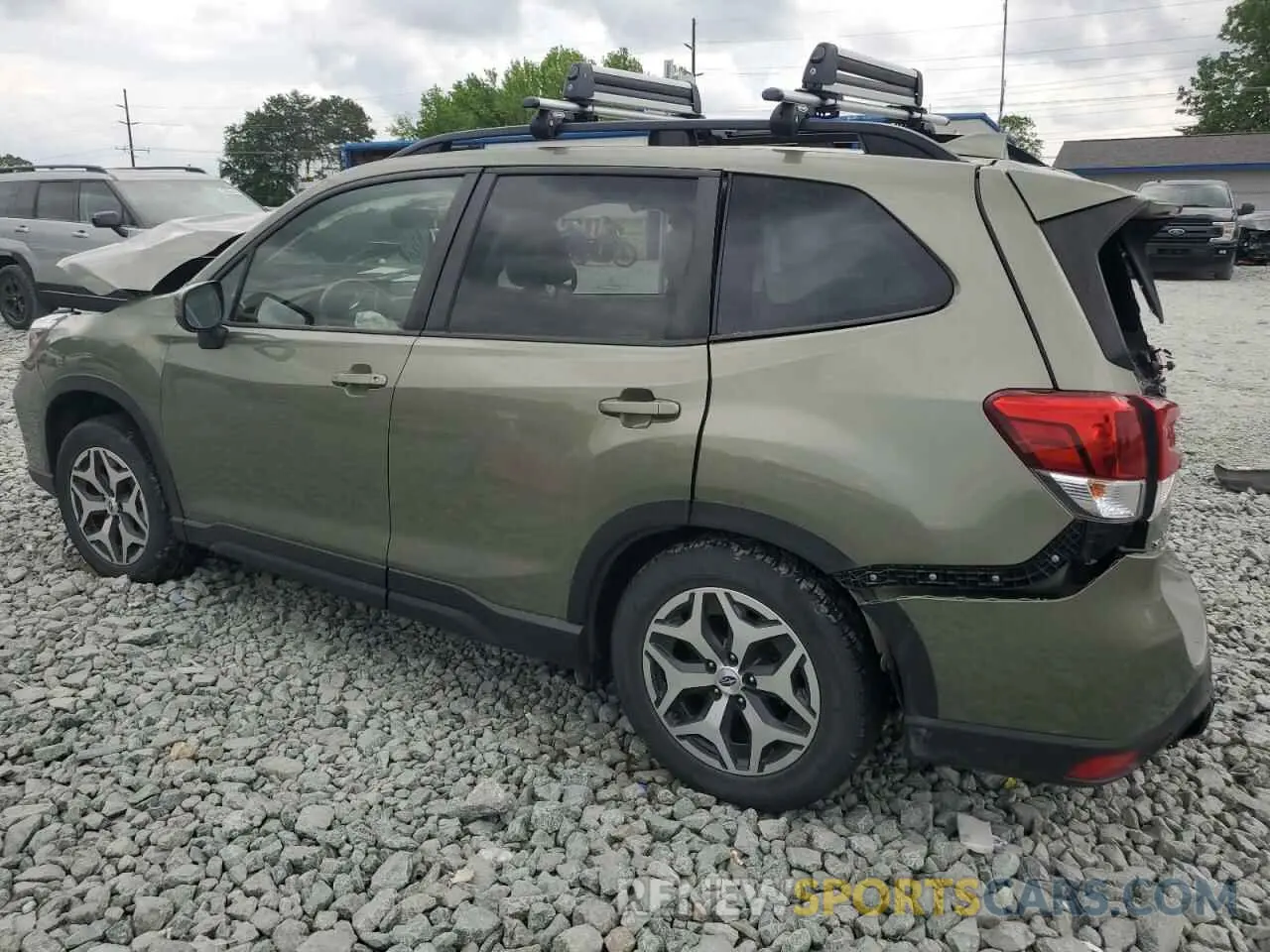 2 Фотография поврежденного автомобиля JF2SKAJC9LH457284 SUBARU FORESTER 2020