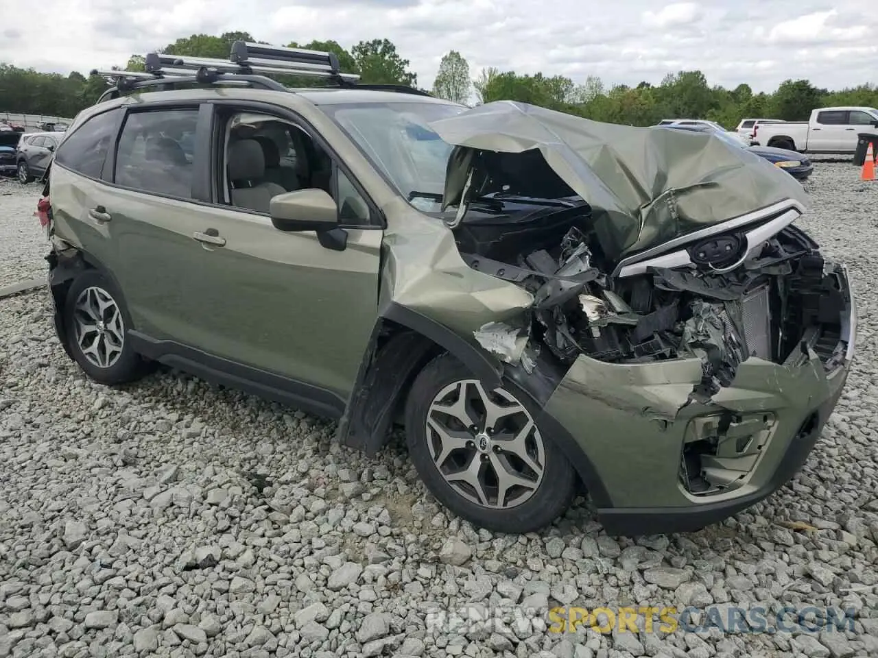 4 Фотография поврежденного автомобиля JF2SKAJC9LH457284 SUBARU FORESTER 2020
