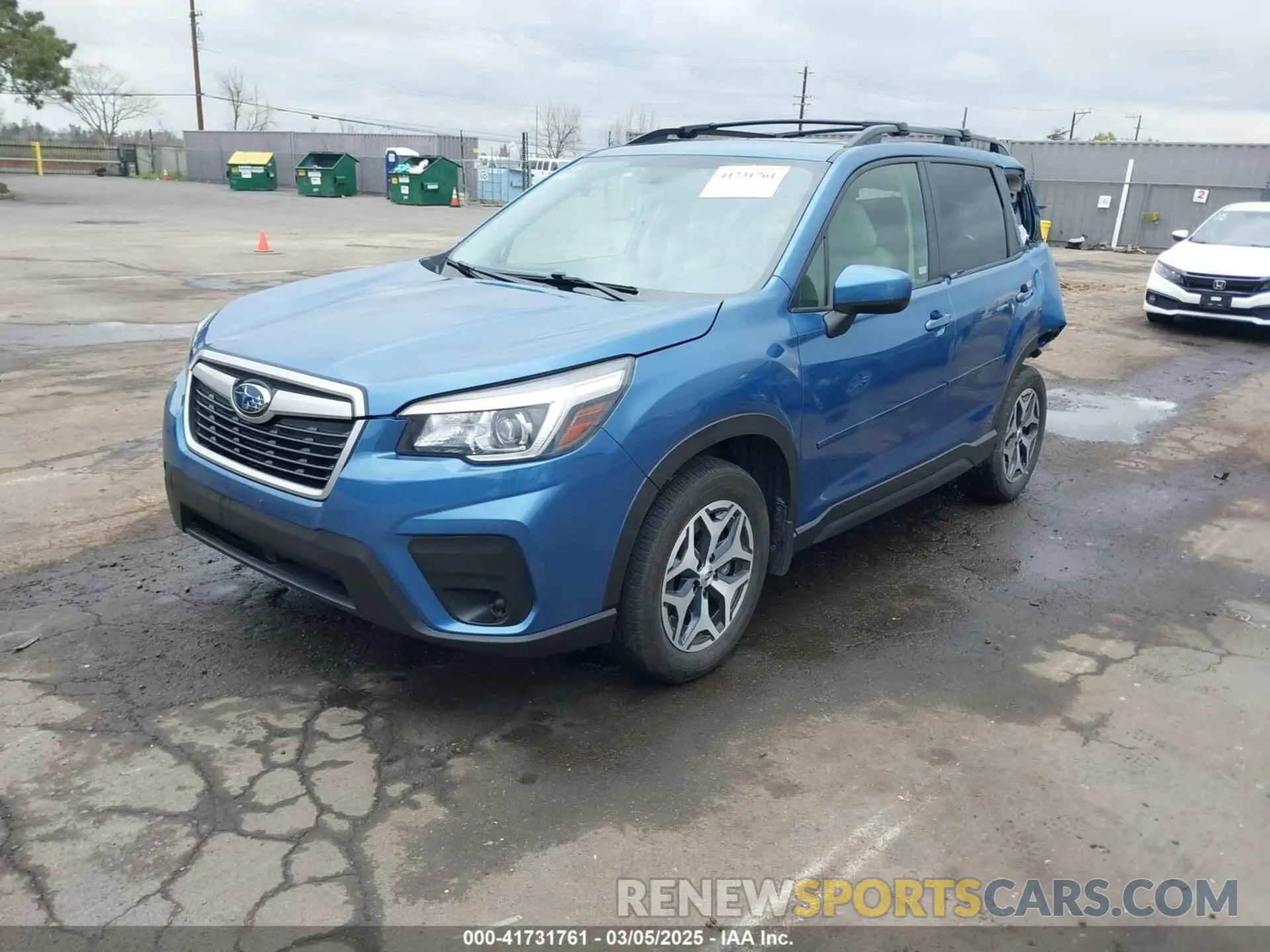 2 Photograph of a damaged car JF2SKAJC9LH582236 SUBARU FORESTER 2020