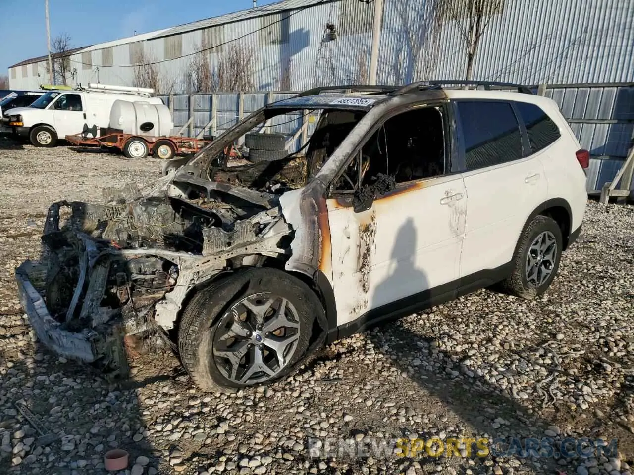 1 Photograph of a damaged car JF2SKAJCXLH524958 SUBARU FORESTER 2020