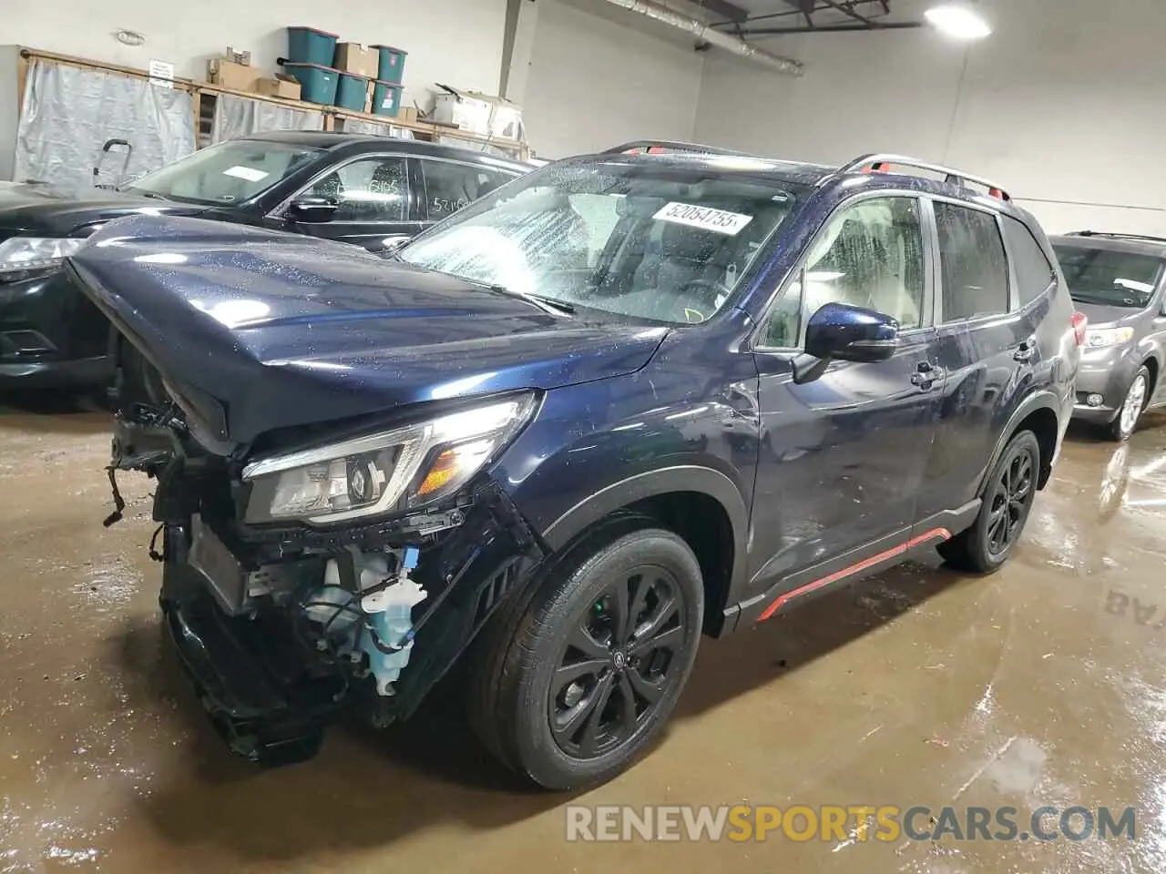 1 Photograph of a damaged car JF2SKALC2LH488017 SUBARU FORESTER 2020