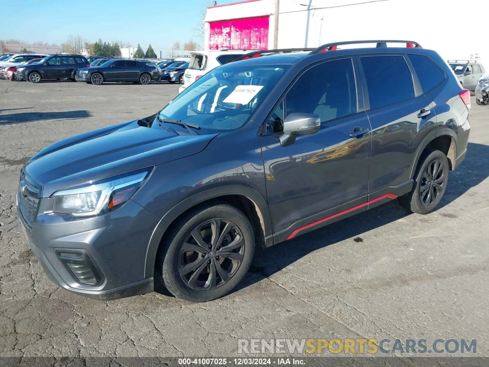 2 Фотография поврежденного автомобиля JF2SKAMC0LH494039 SUBARU FORESTER 2020