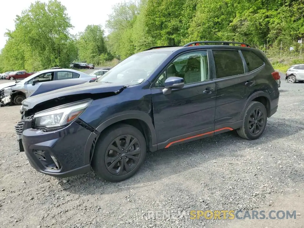 1 Photograph of a damaged car JF2SKAMCXLH502096 SUBARU FORESTER 2020