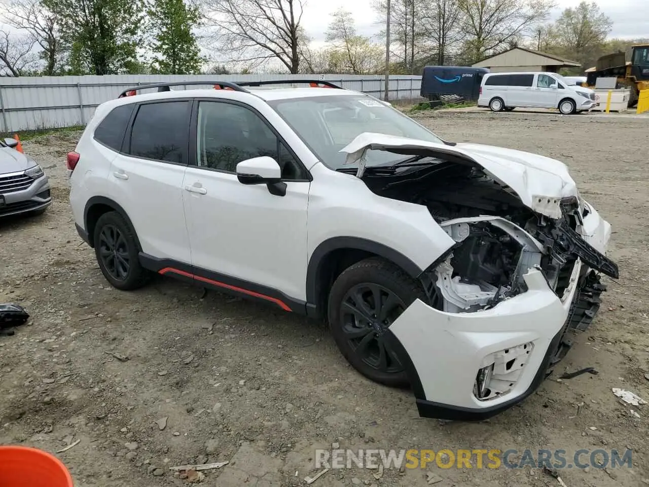 4 Photograph of a damaged car JF2SKARC0LH535729 SUBARU FORESTER 2020