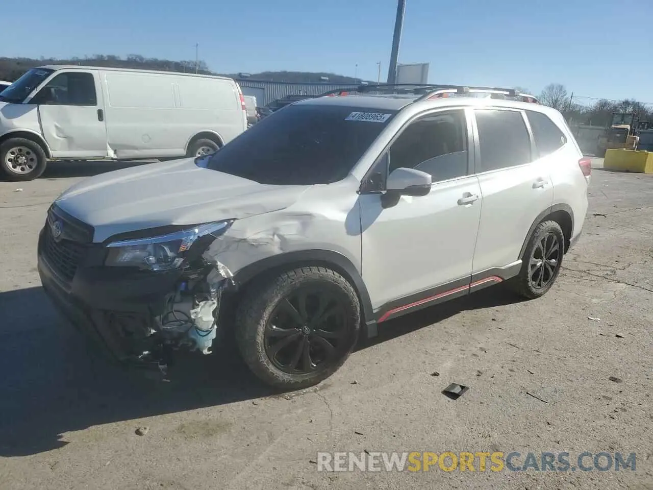 1 Photograph of a damaged car JF2SKARC1LH497377 SUBARU FORESTER 2020