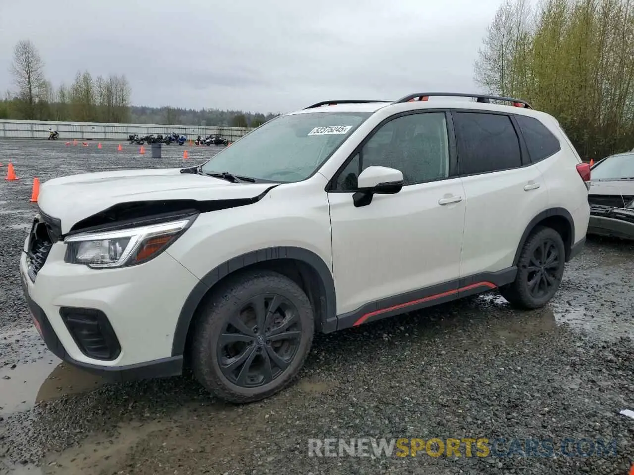 1 Фотография поврежденного автомобиля JF2SKARC3LH486543 SUBARU FORESTER 2020