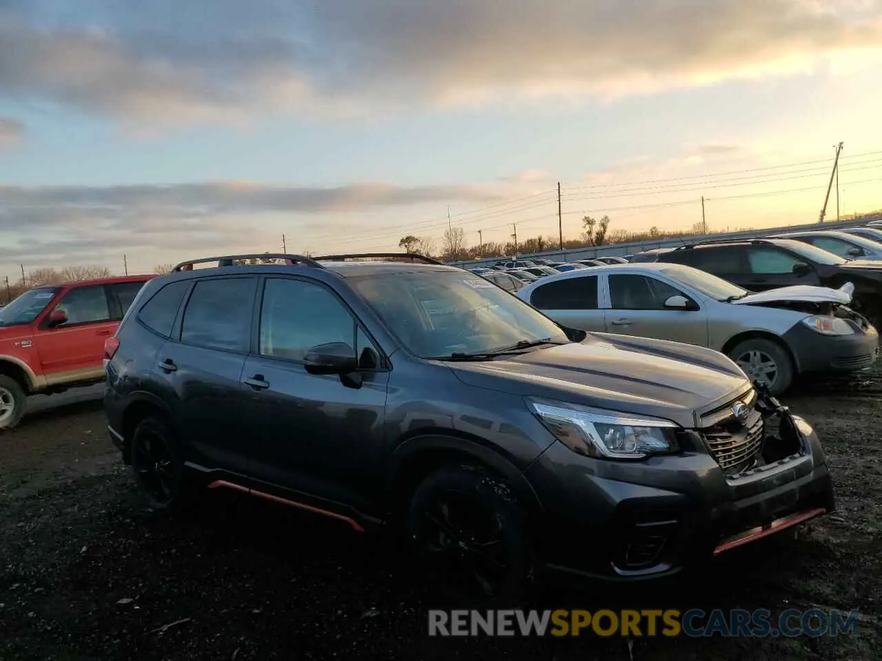 4 Photograph of a damaged car JF2SKARC4LH460968 SUBARU FORESTER 2020