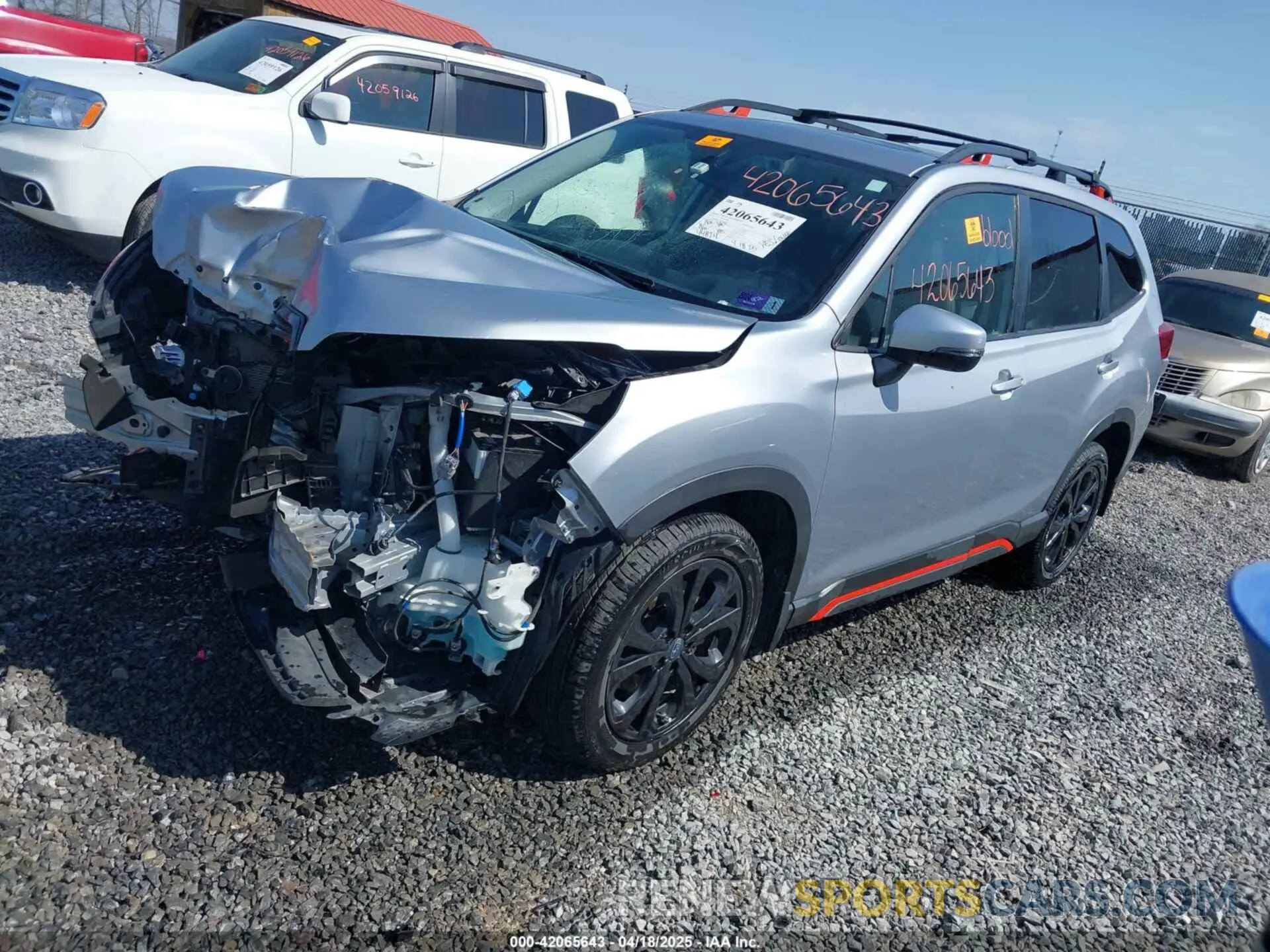 2 Photograph of a damaged car JF2SKARC7LH426488 SUBARU FORESTER 2020