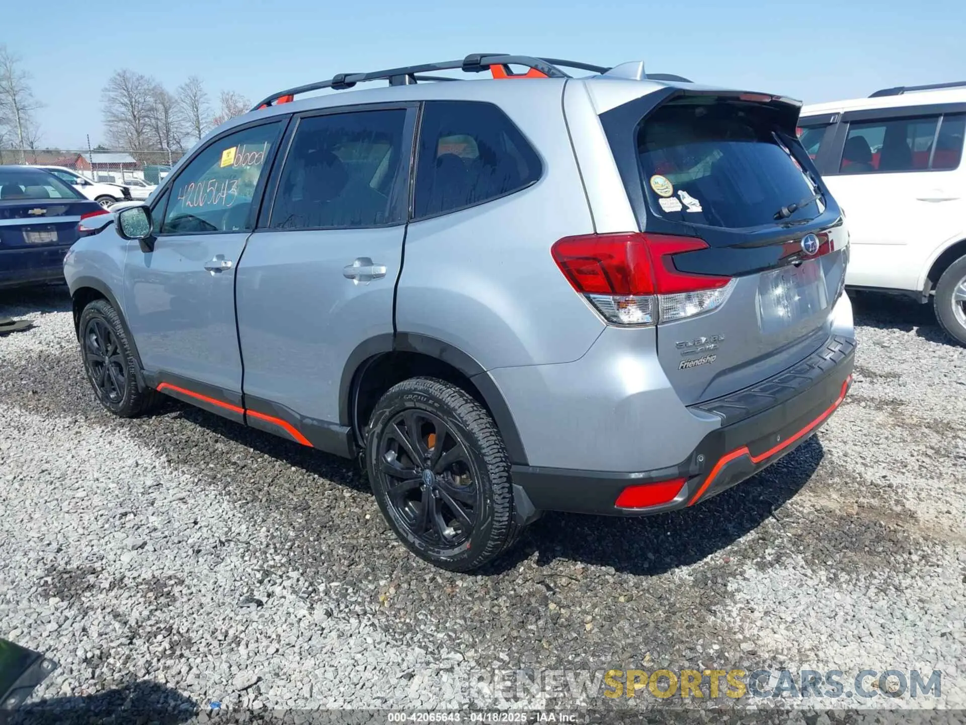 3 Photograph of a damaged car JF2SKARC7LH426488 SUBARU FORESTER 2020