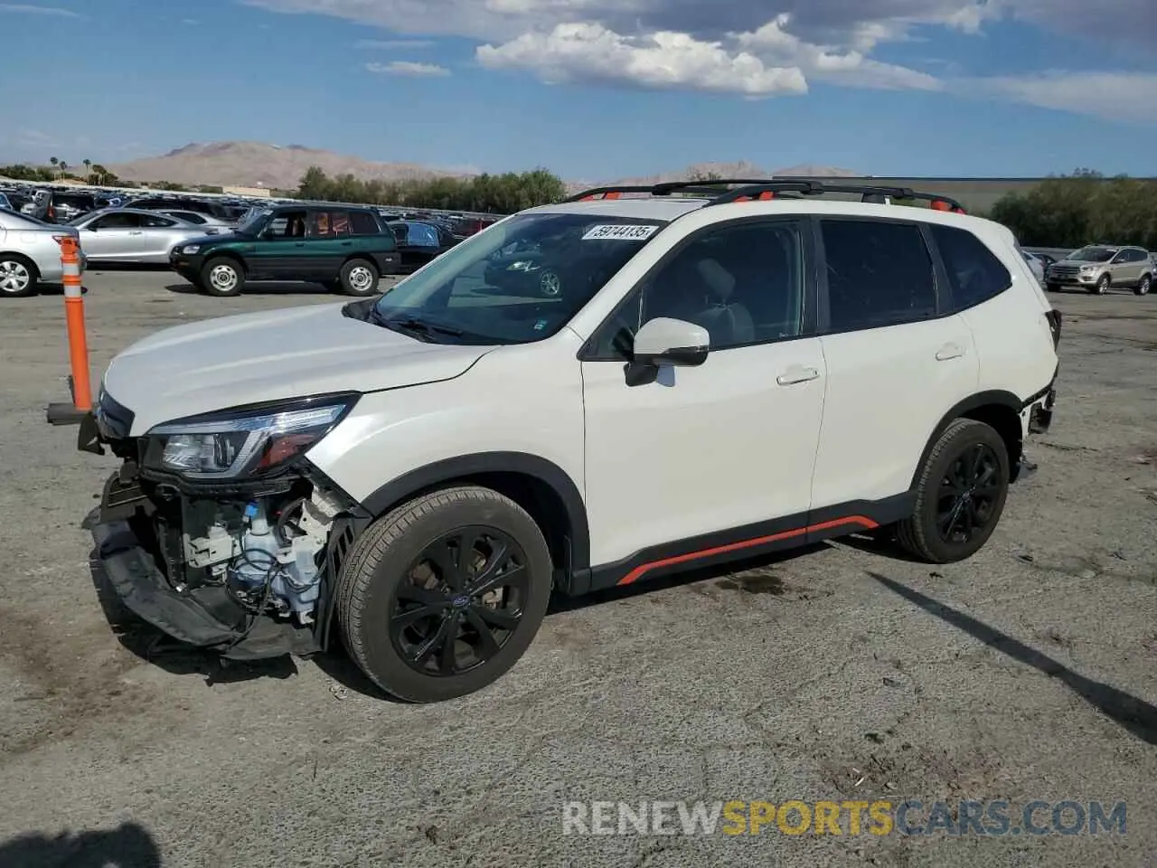 1 Photograph of a damaged car JF2SKARC7LH513159 SUBARU FORESTER 2020