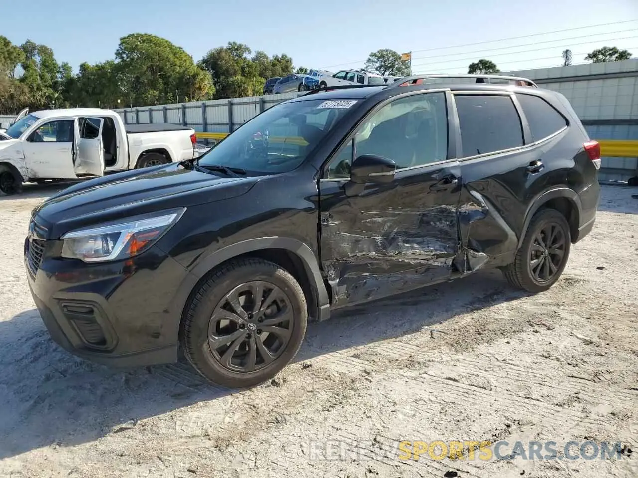 1 Photograph of a damaged car JF2SKARC8LH454459 SUBARU FORESTER 2020