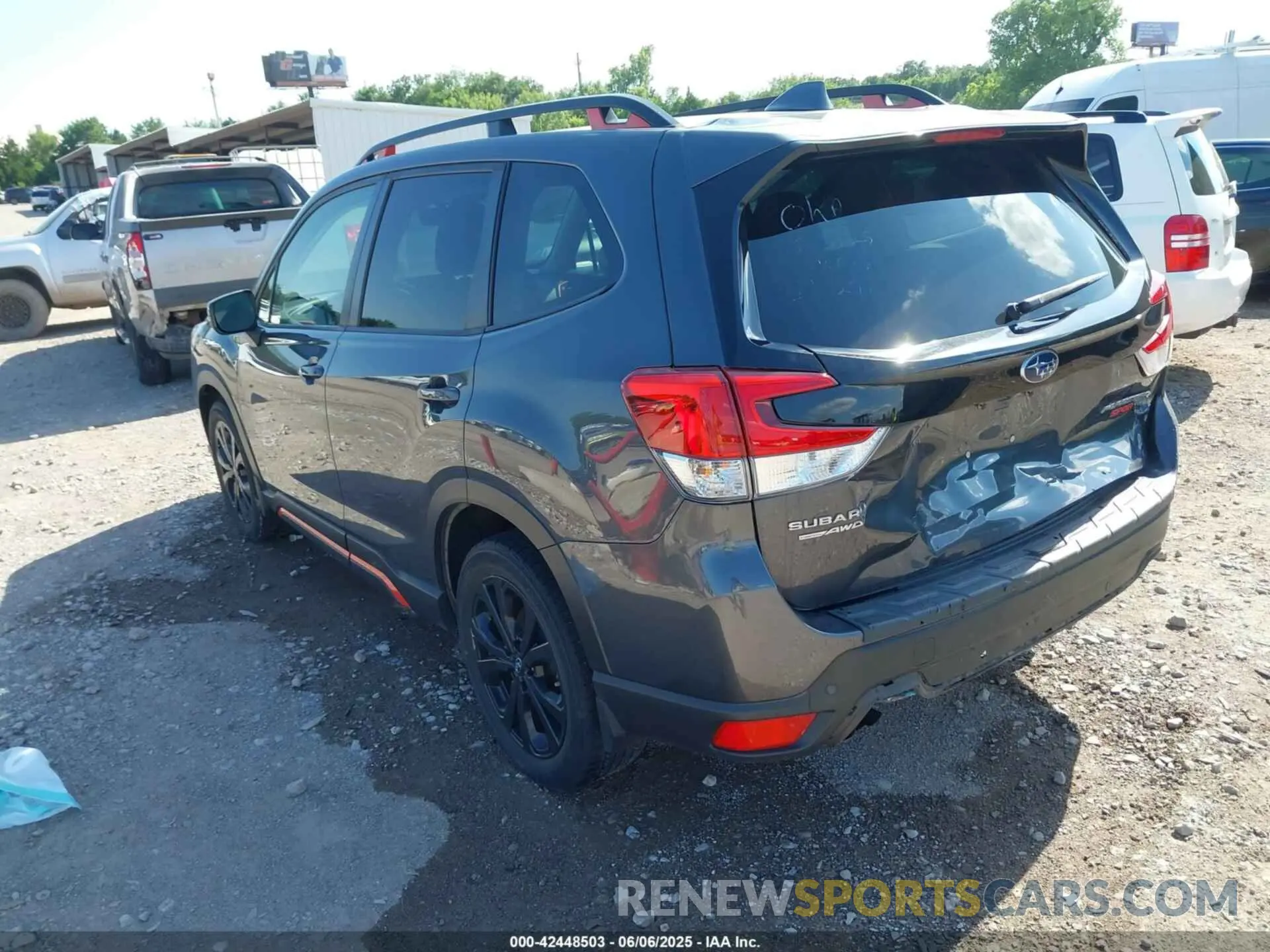 3 Photograph of a damaged car JF2SKARC8LH528057 SUBARU FORESTER 2020