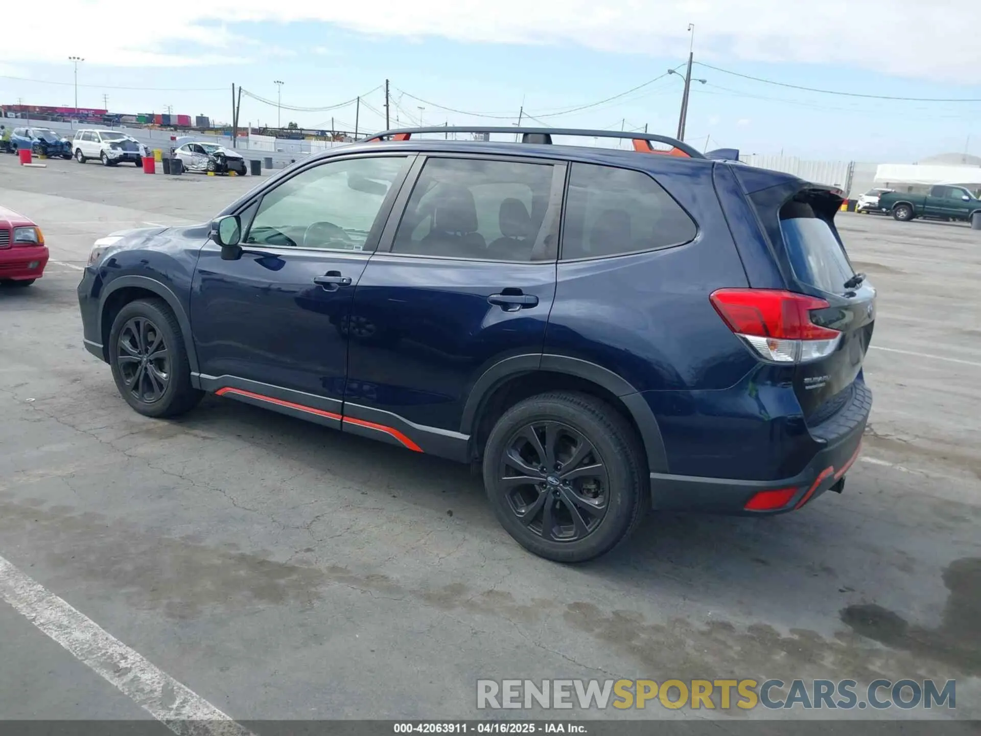 3 Фотография поврежденного автомобиля JF2SKARCXLH424184 SUBARU FORESTER 2020