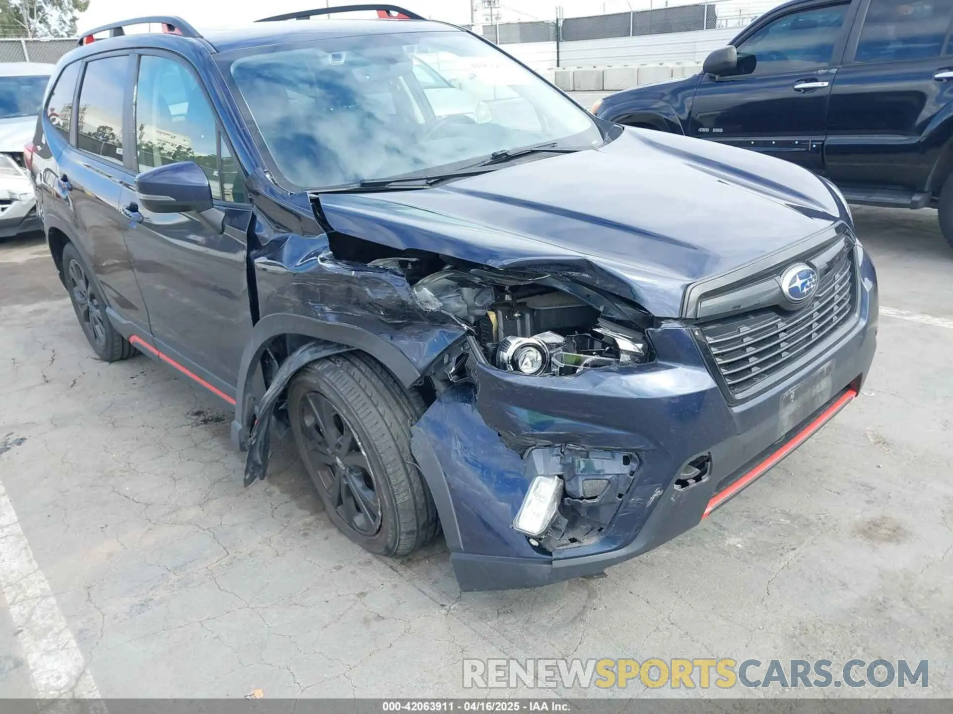 6 Фотография поврежденного автомобиля JF2SKARCXLH424184 SUBARU FORESTER 2020