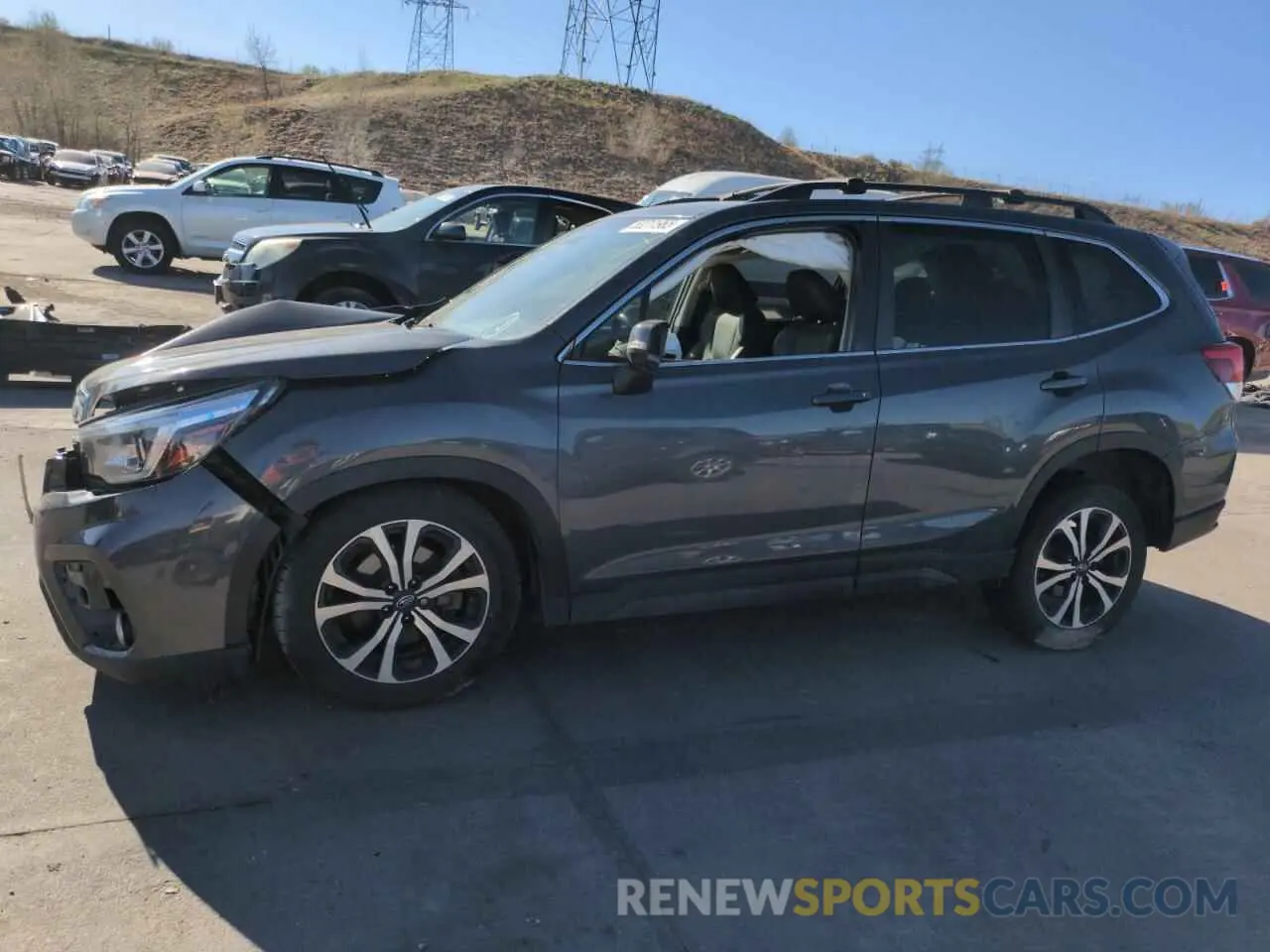 1 Photograph of a damaged car JF2SKASC2LH556804 SUBARU FORESTER 2020