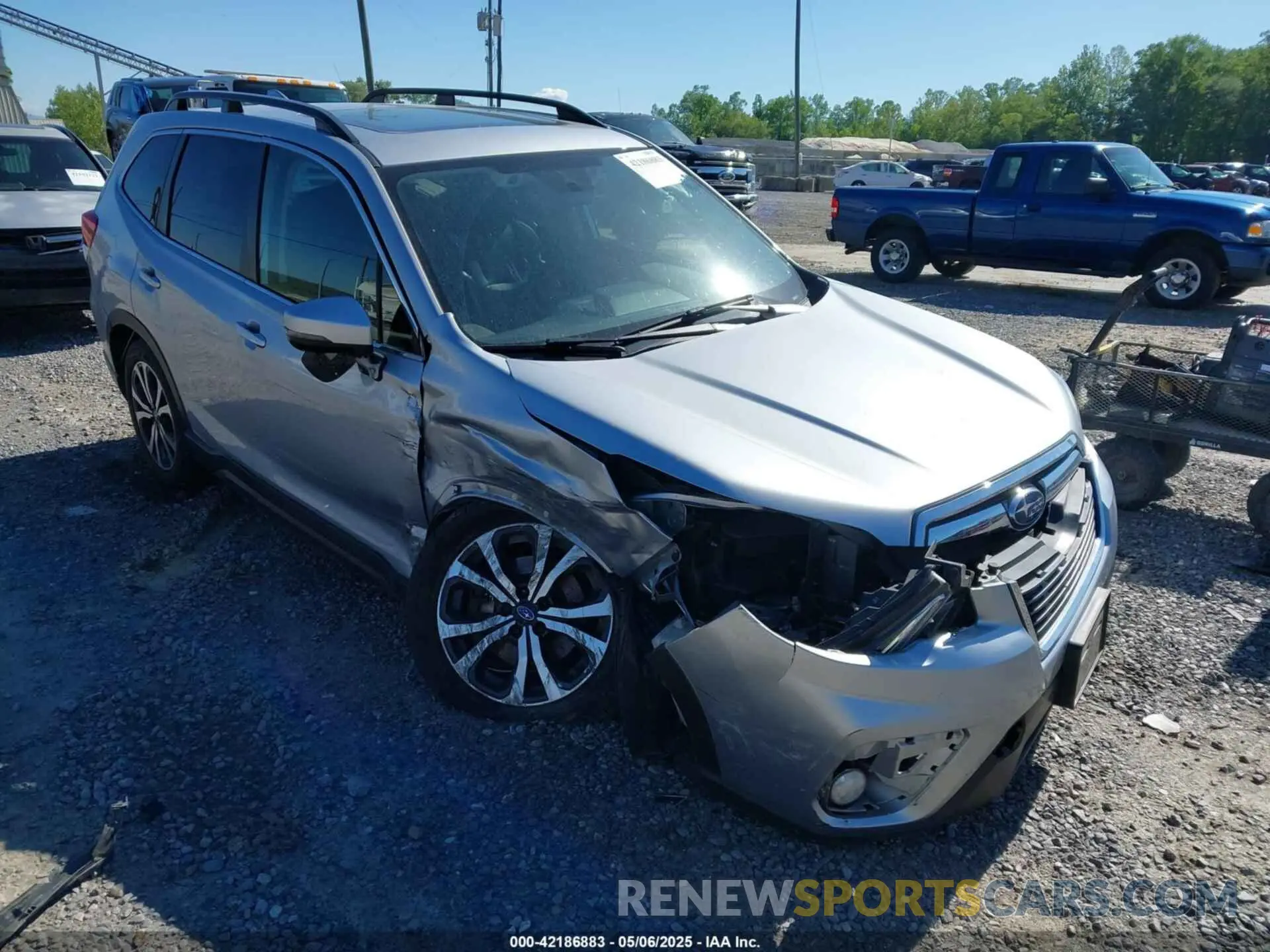 1 Photograph of a damaged car JF2SKAUC3LH457471 SUBARU FORESTER 2020