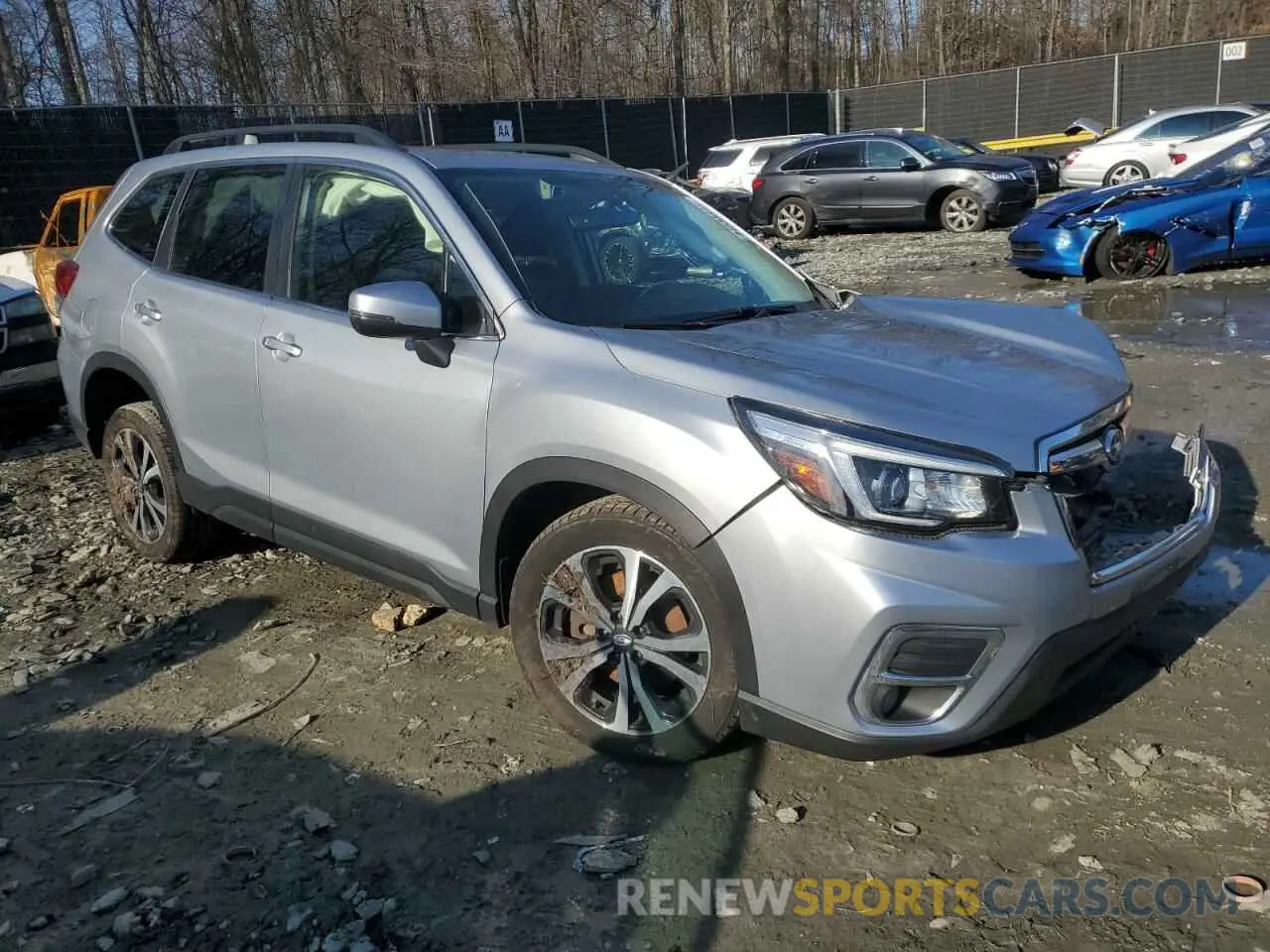 4 Photograph of a damaged car JF2SKAUC7LH548016 SUBARU FORESTER 2020