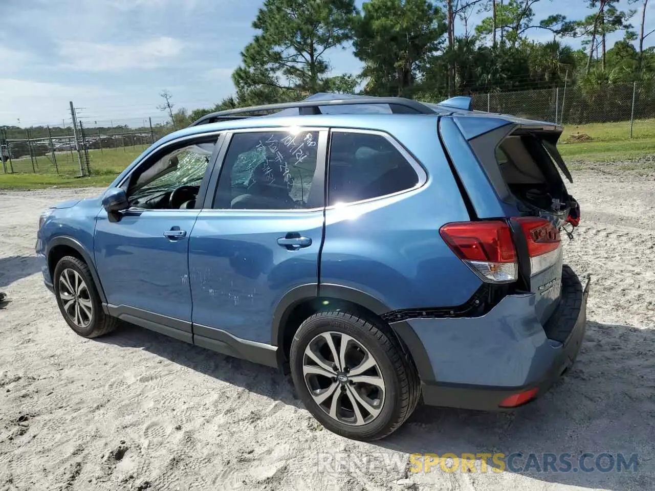 2 Photograph of a damaged car JF2SKAUC7LH562952 SUBARU FORESTER 2020