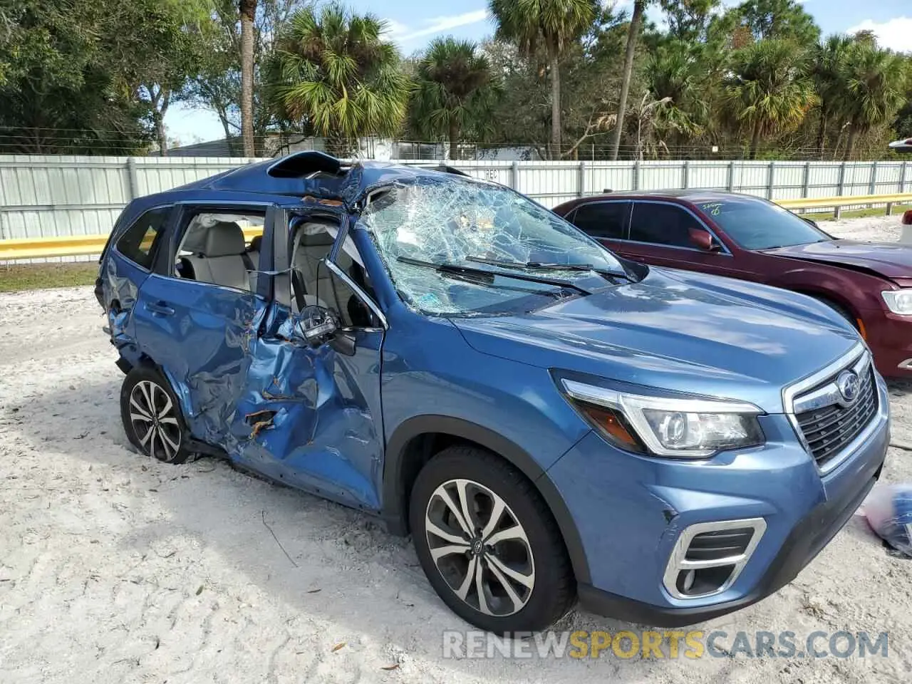 4 Photograph of a damaged car JF2SKAUC7LH562952 SUBARU FORESTER 2020