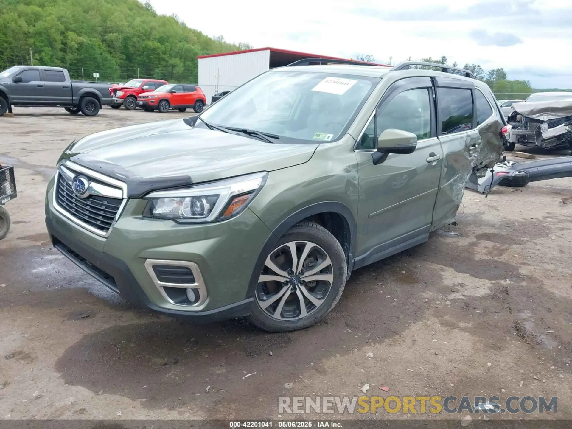 2 Photograph of a damaged car JF2SKAUC9LH541455 SUBARU FORESTER 2020