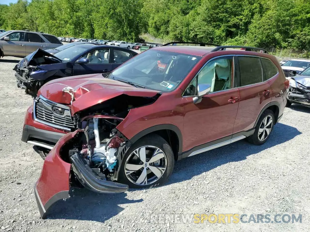 1 Photograph of a damaged car JF2SKAXC8LH600880 SUBARU FORESTER 2020