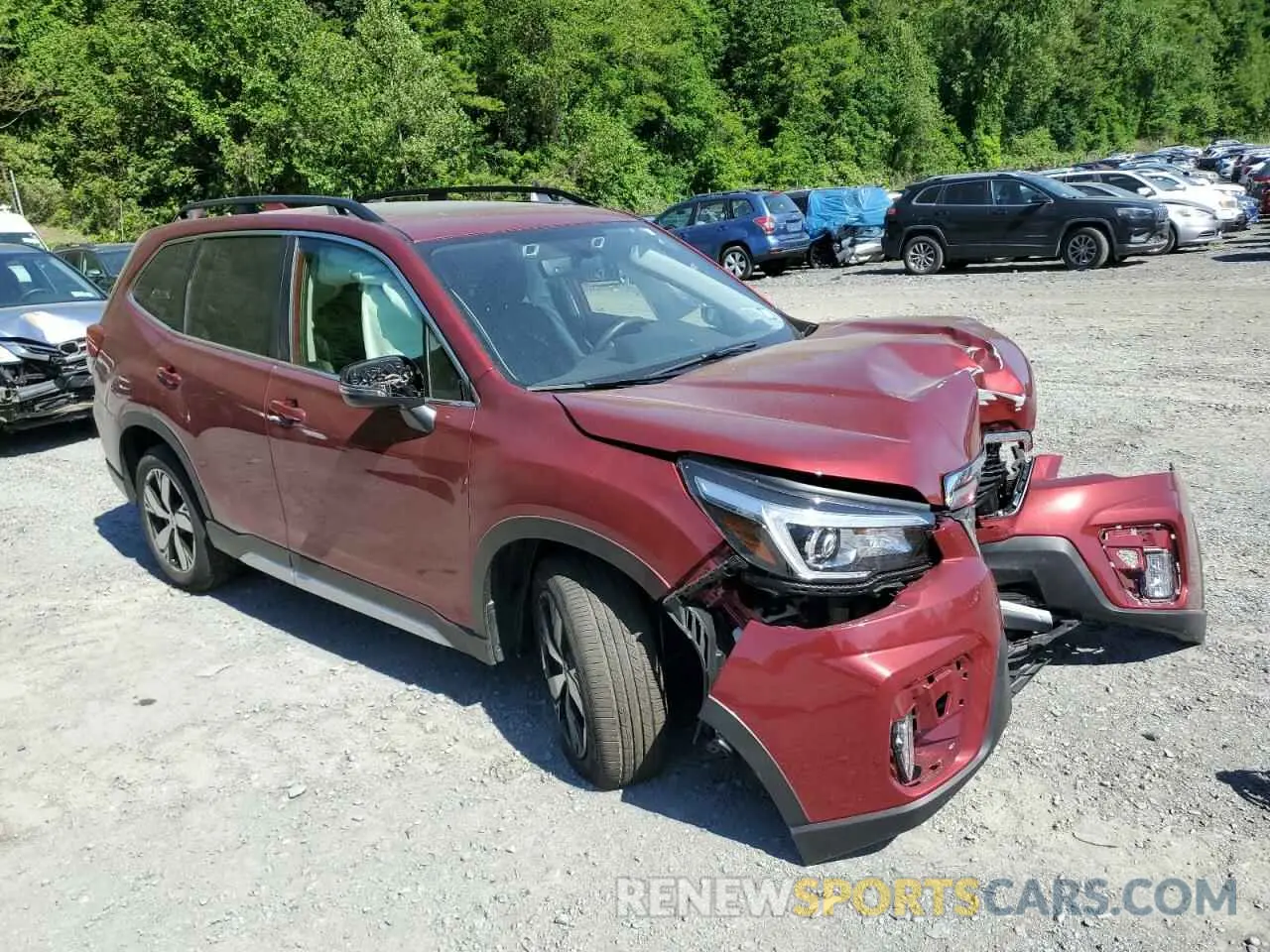 4 Photograph of a damaged car JF2SKAXC8LH600880 SUBARU FORESTER 2020