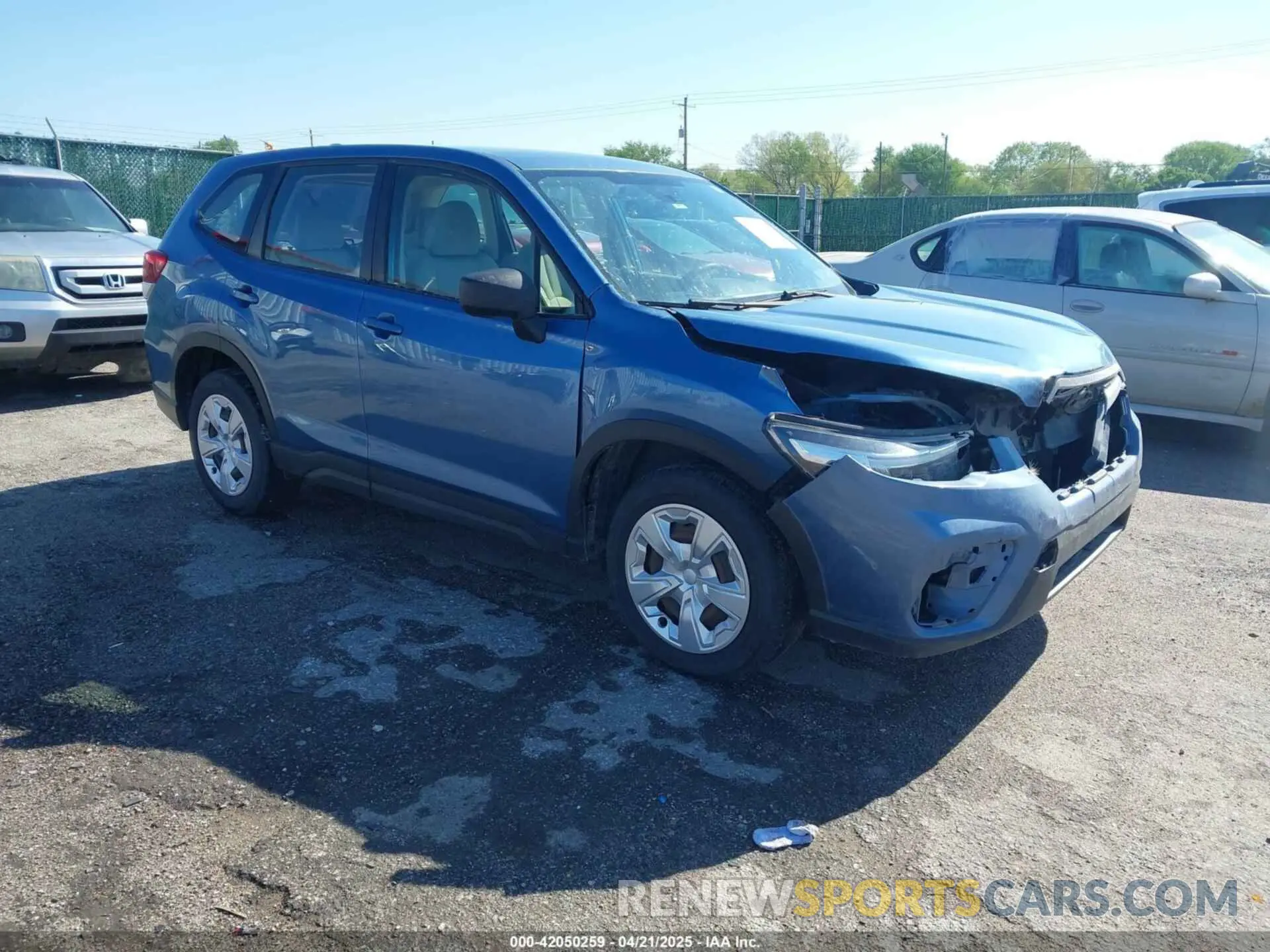1 Photograph of a damaged car JF2SKAAC1MH400675 SUBARU FORESTER 2021