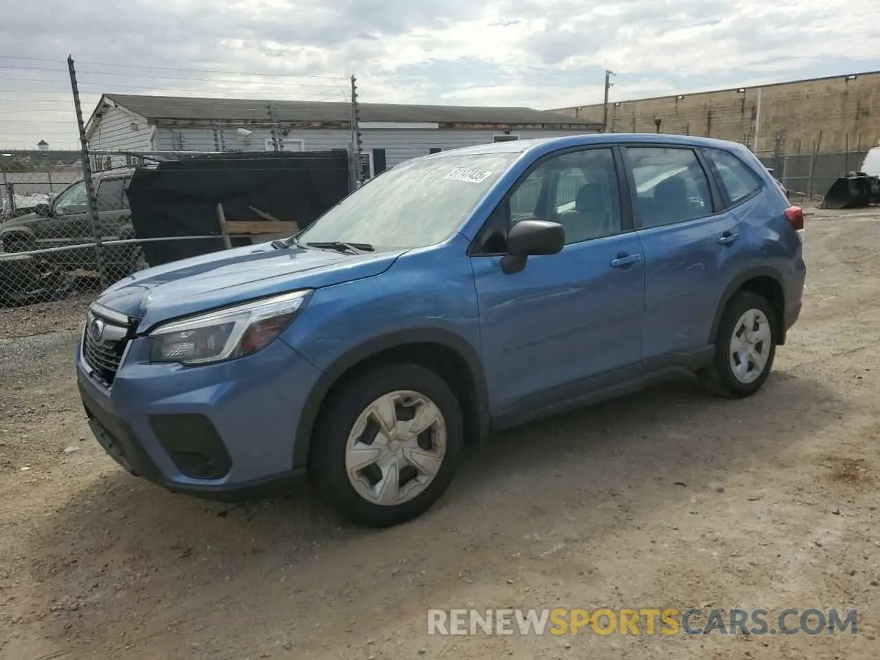 1 Photograph of a damaged car JF2SKAAC7MH550256 SUBARU FORESTER 2021