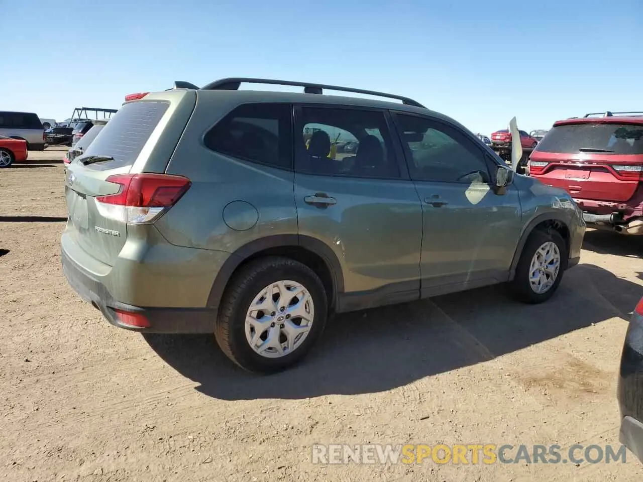 3 Photograph of a damaged car JF2SKADC0MH431329 SUBARU FORESTER 2021