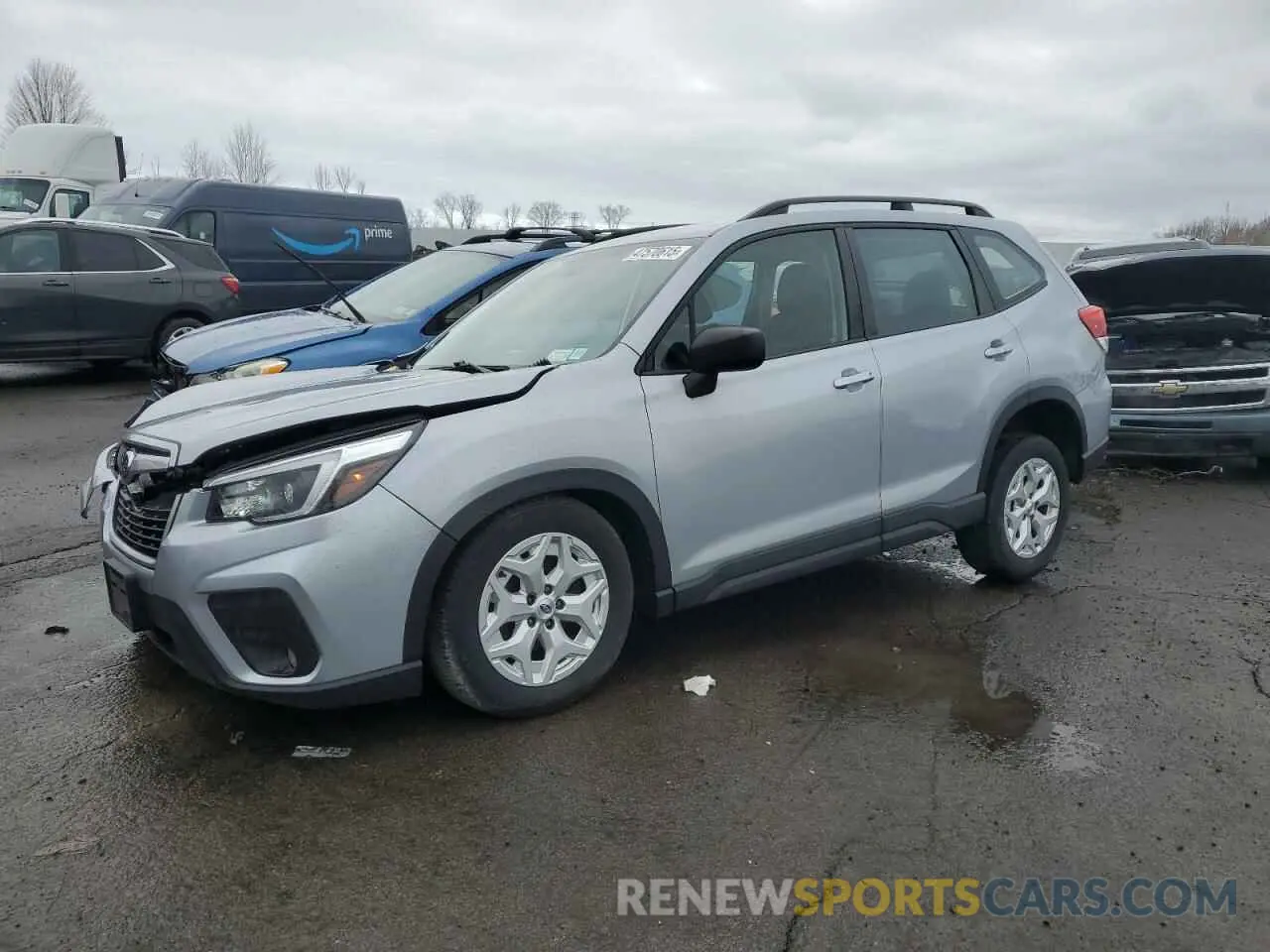 1 Photograph of a damaged car JF2SKADC2MH468561 SUBARU FORESTER 2021