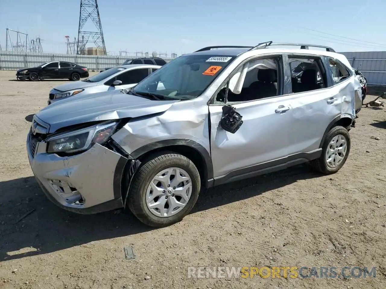 1 Photograph of a damaged car JF2SKADC2MH584181 SUBARU FORESTER 2021