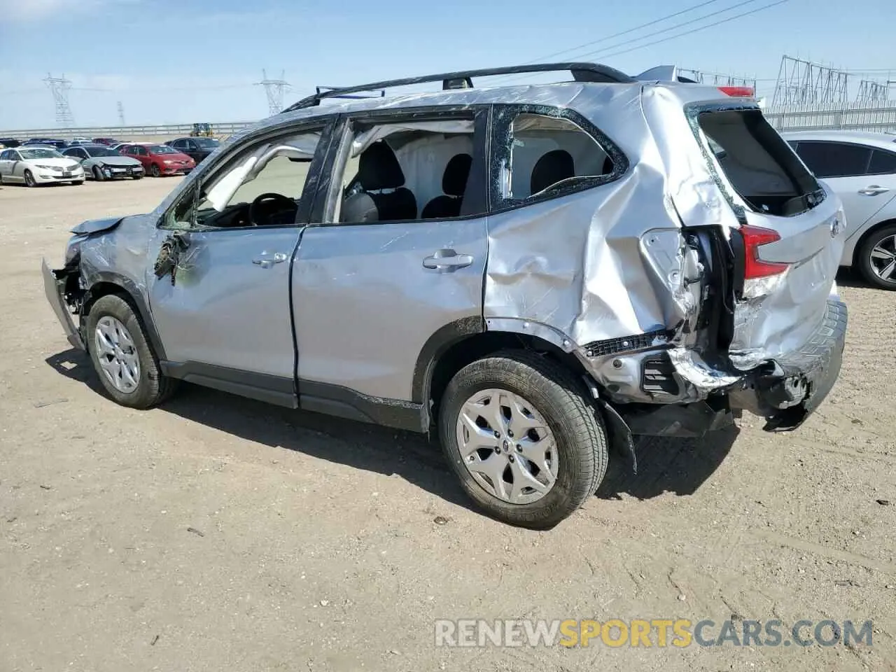 2 Photograph of a damaged car JF2SKADC2MH584181 SUBARU FORESTER 2021