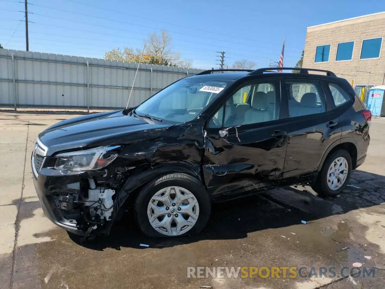 1 Photograph of a damaged car JF2SKADC7MH406895 SUBARU FORESTER 2021