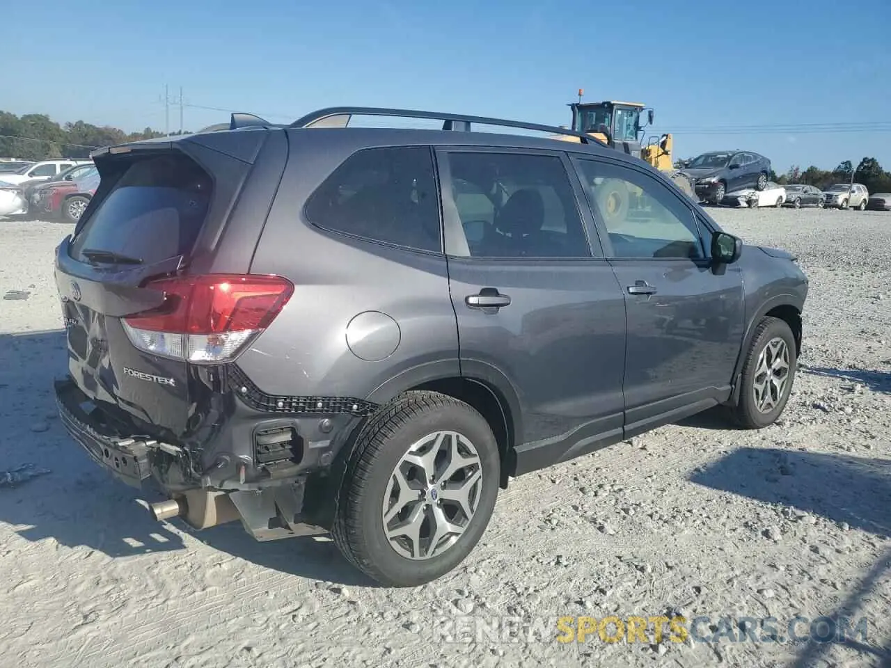 3 Фотография поврежденного автомобиля JF2SKAFC0MH478213 SUBARU FORESTER 2021