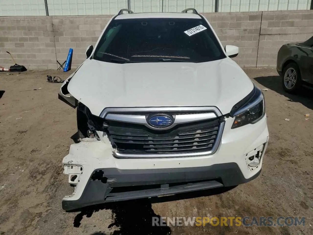 5 Photograph of a damaged car JF2SKAFC0MH503417 SUBARU FORESTER 2021