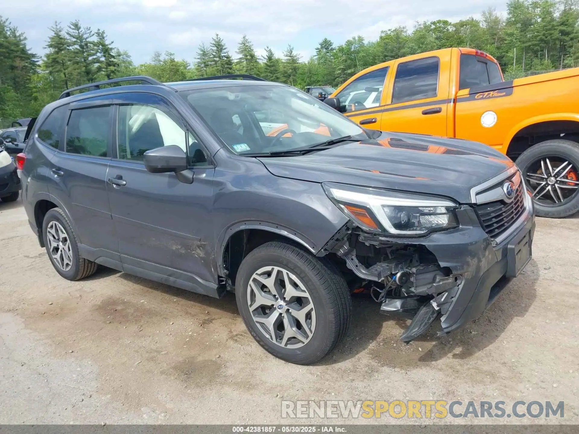 6 Фотография поврежденного автомобиля JF2SKAFC0MH593023 SUBARU FORESTER 2021