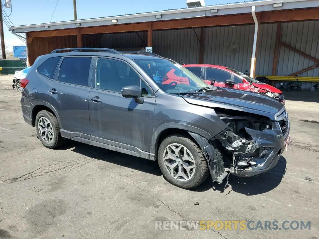 4 Фотография поврежденного автомобиля JF2SKAFC2MH416845 SUBARU FORESTER 2021