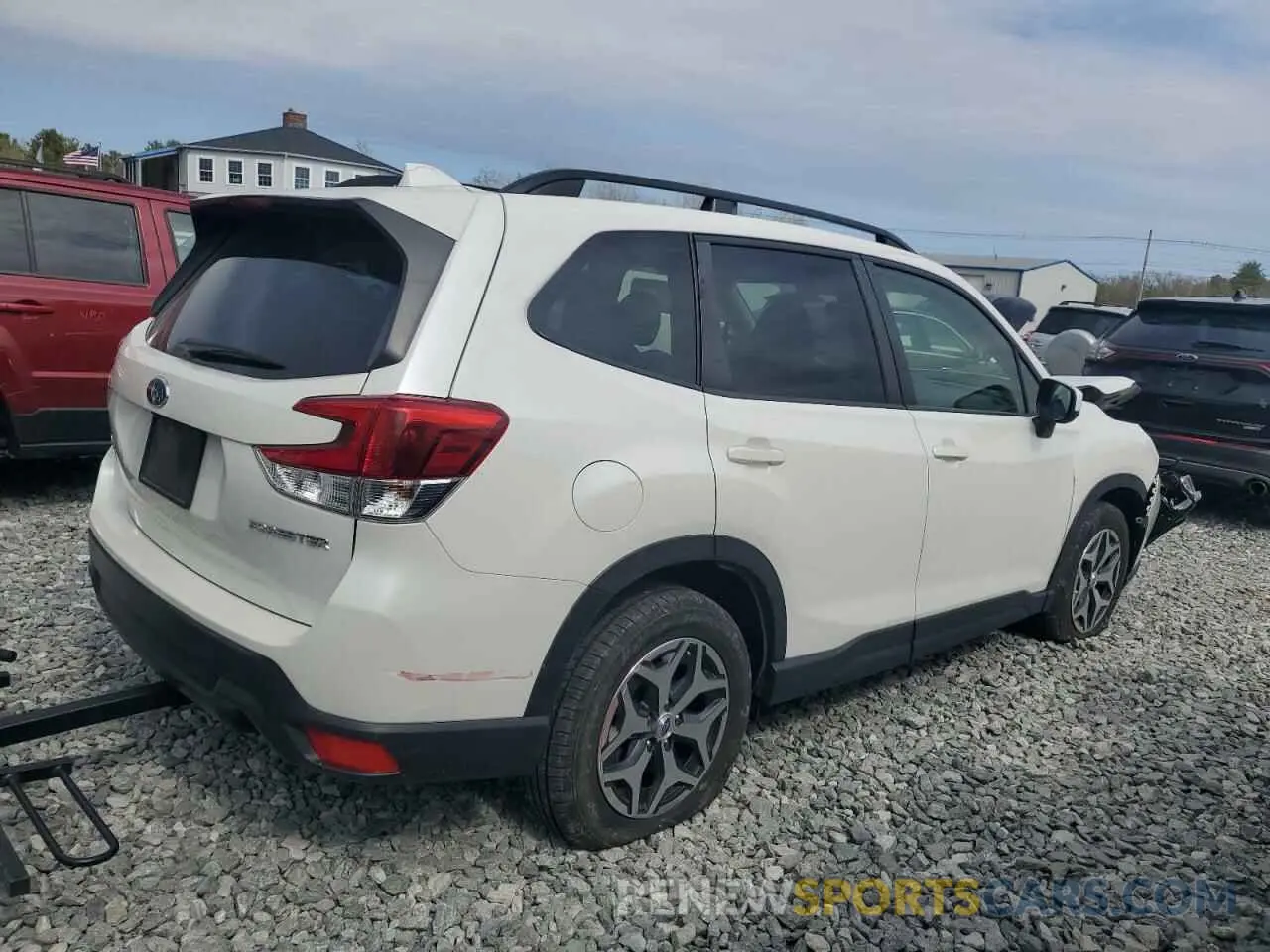 3 Фотография поврежденного автомобиля JF2SKAFC5MH443604 SUBARU FORESTER 2021