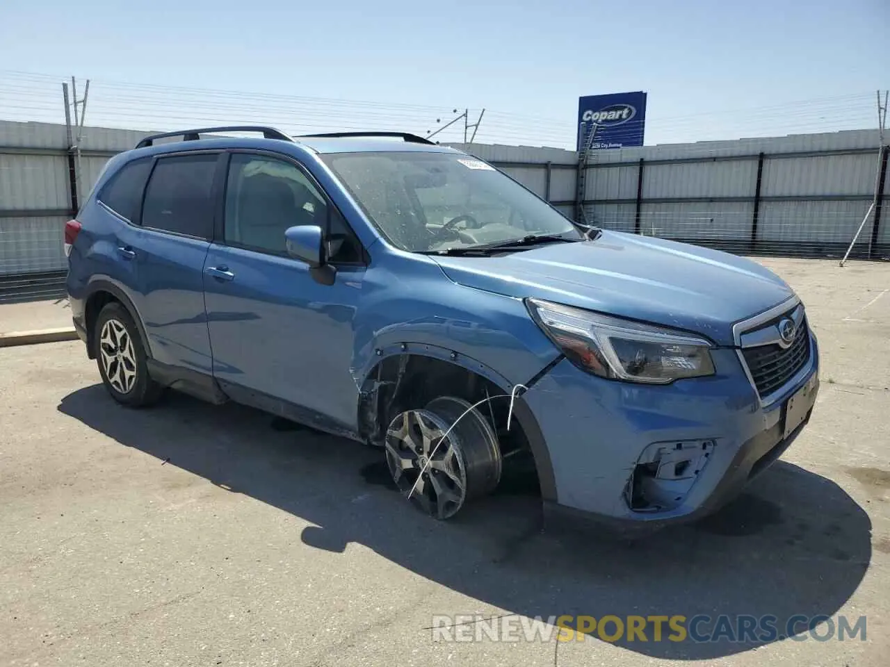 4 Photograph of a damaged car JF2SKAFC6MH405301 SUBARU FORESTER 2021