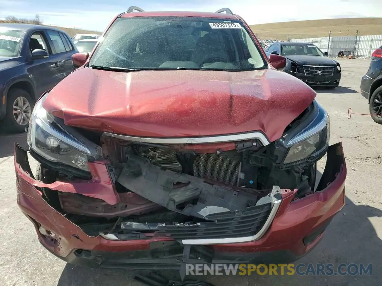 5 Photograph of a damaged car JF2SKAFC7MH472540 SUBARU FORESTER 2021