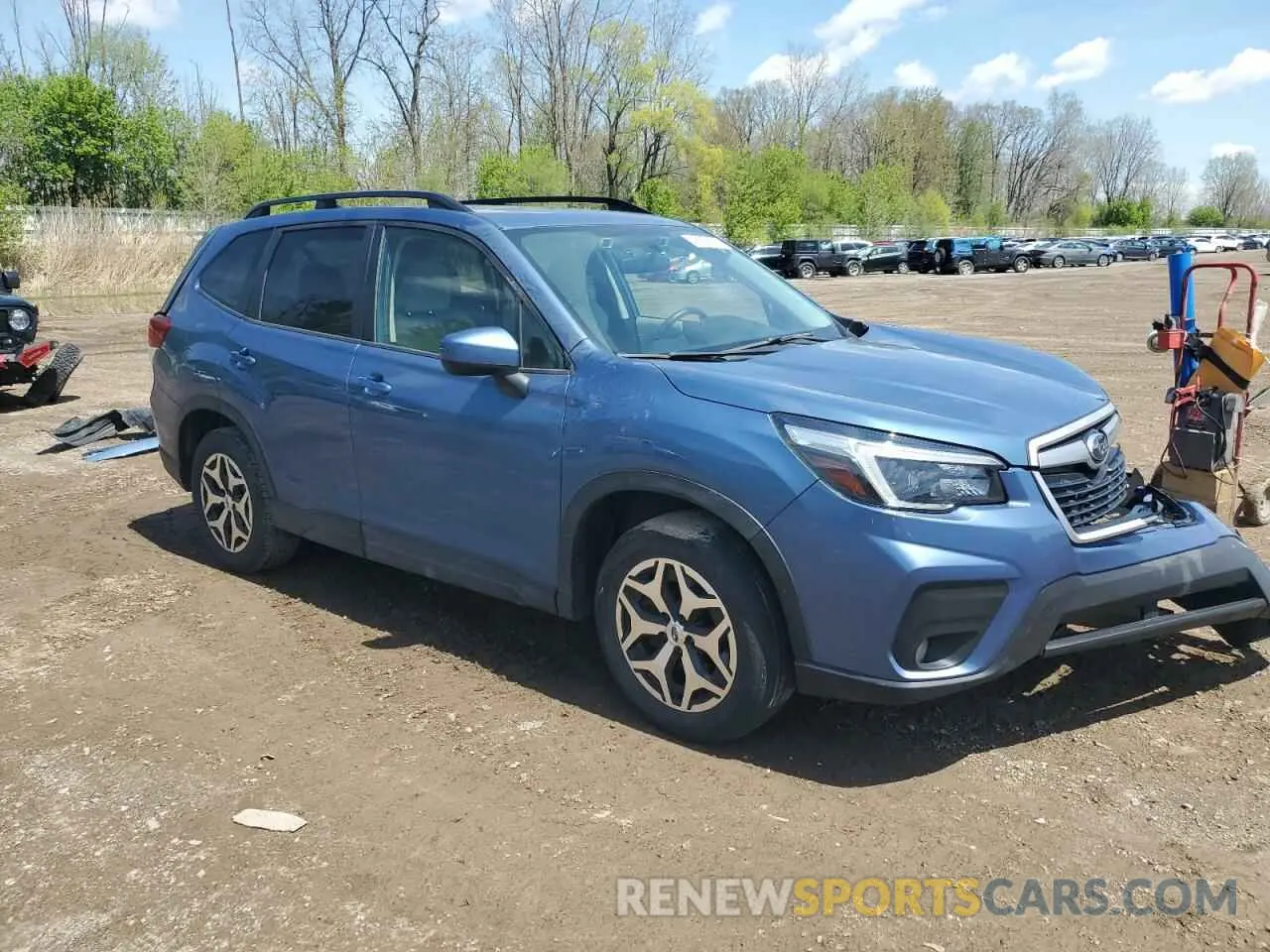 4 Photograph of a damaged car JF2SKAFC8MH571125 SUBARU FORESTER 2021