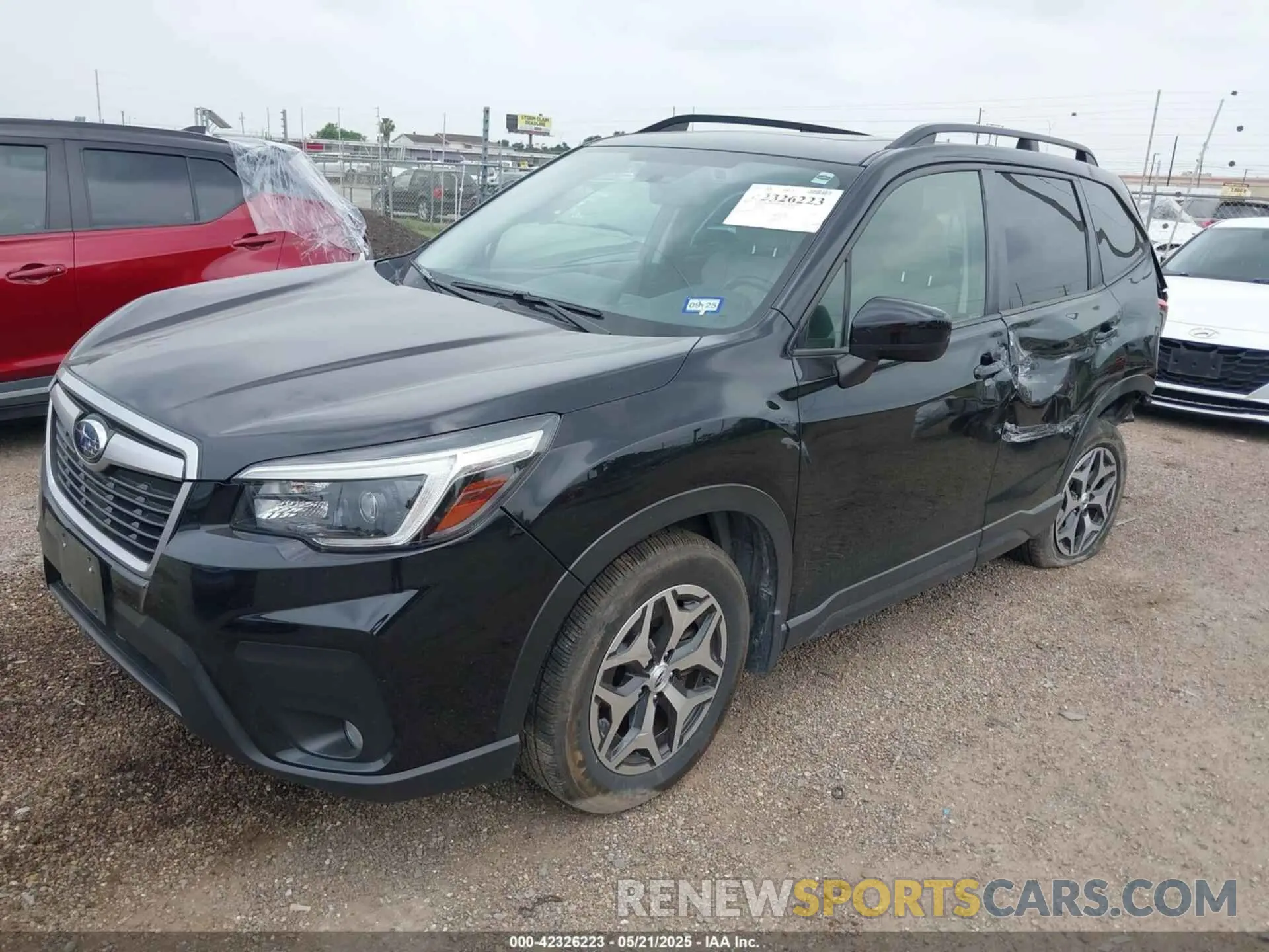 2 Photograph of a damaged car JF2SKAFC9MH564491 SUBARU FORESTER 2021