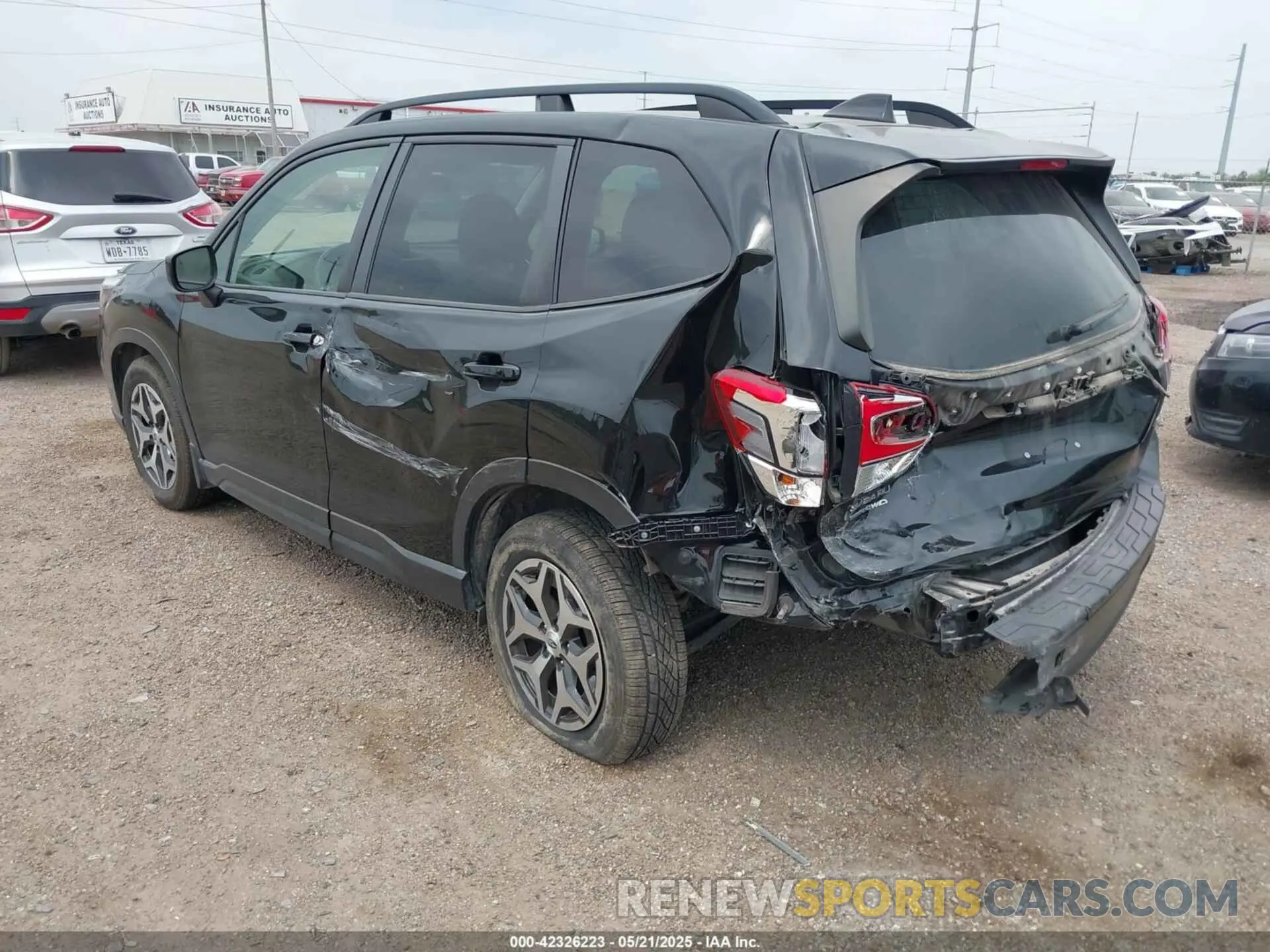 3 Photograph of a damaged car JF2SKAFC9MH564491 SUBARU FORESTER 2021